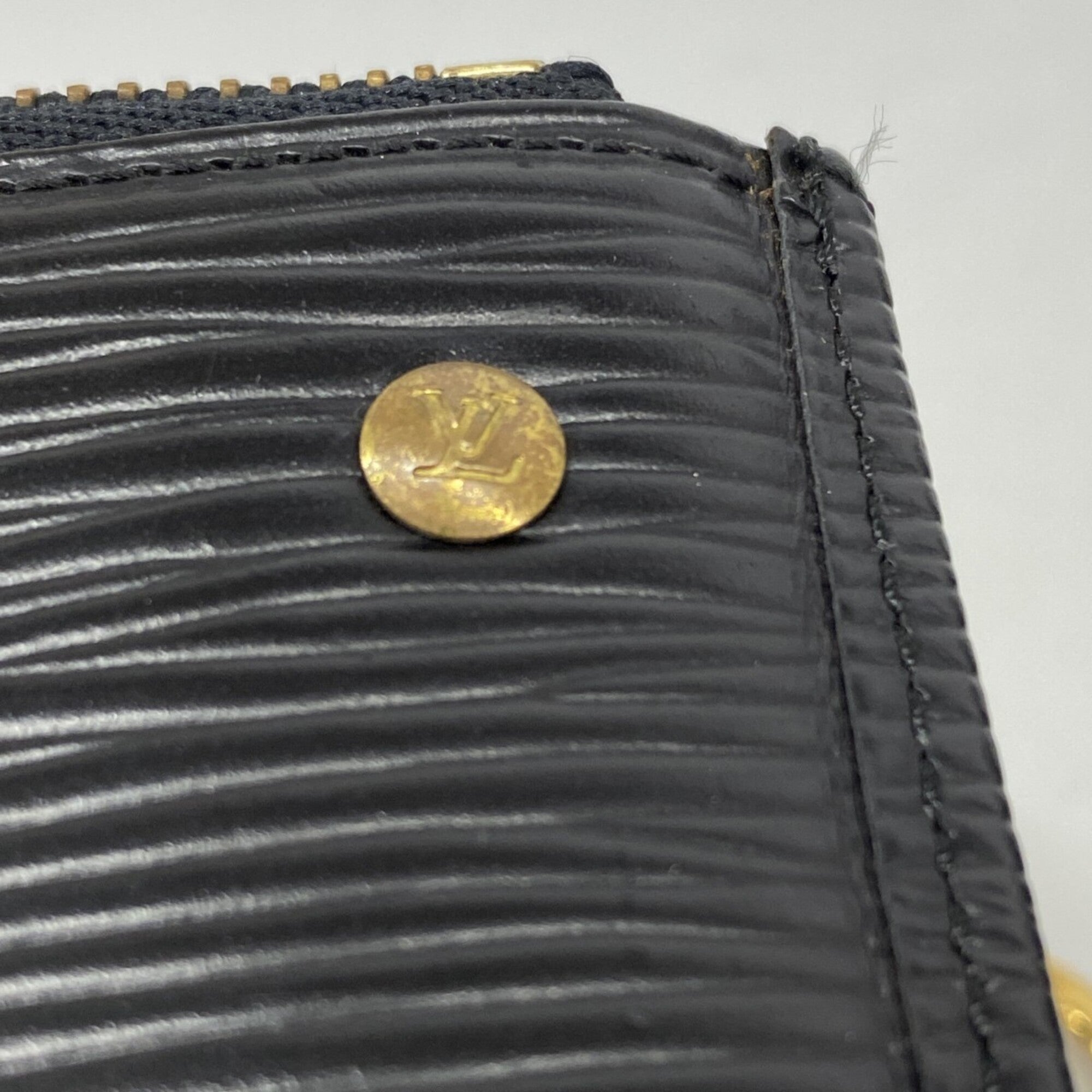 Louis Vuitton Noir Coin Purse/Coin Case (Pre-Owned)