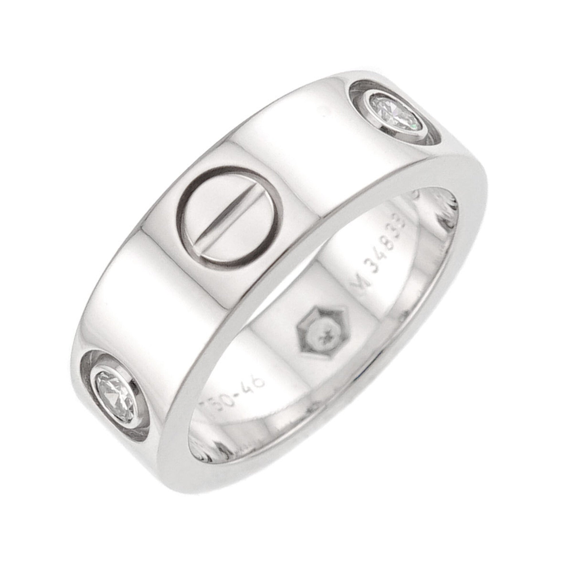 Cartier White Gold (18K) Band Ring (Pre-Owned)