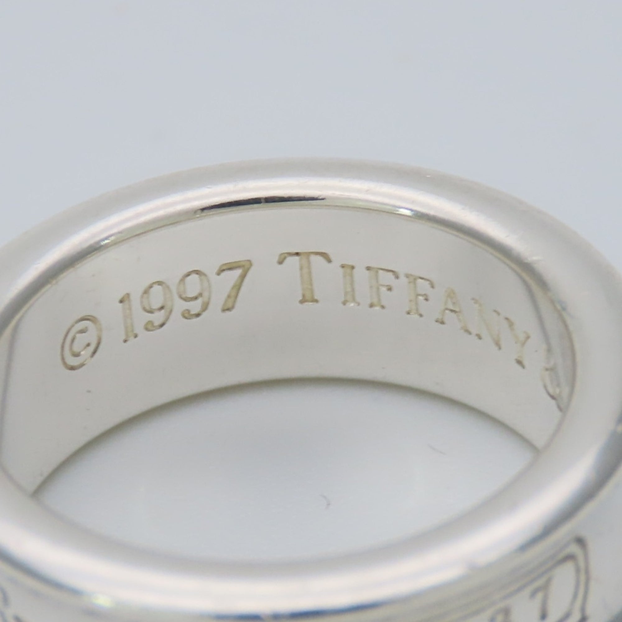 Tiffany Silver Silver 925 Band Ring (Pre-Owned)
