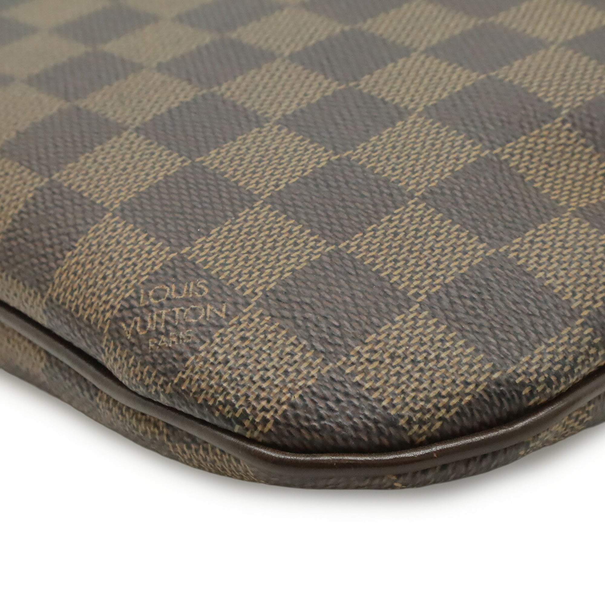 Louis Vuitton Brown Pvc Coated Canvas Pochette Shoulder Bag (Pre-Owned)