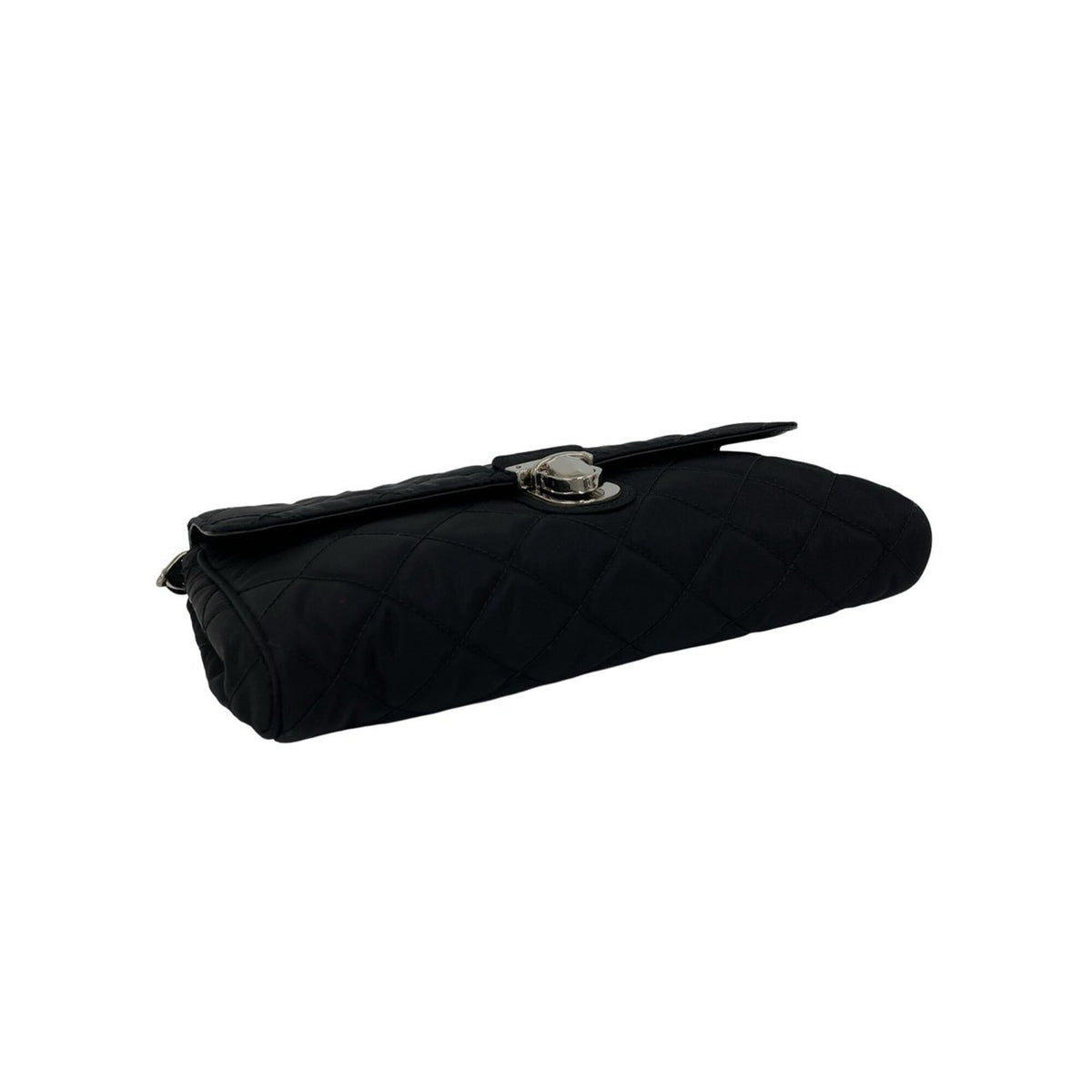 Prada Black Nylon Pochette Shoulder Bag (Pre-Owned)