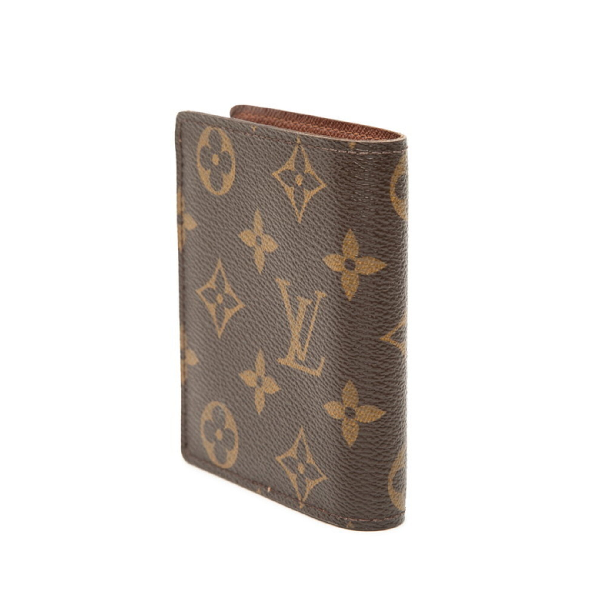 Louis Vuitton Monogram Brown Pvc Leather Wallet (Bi-Fold) (Pre-Owned)