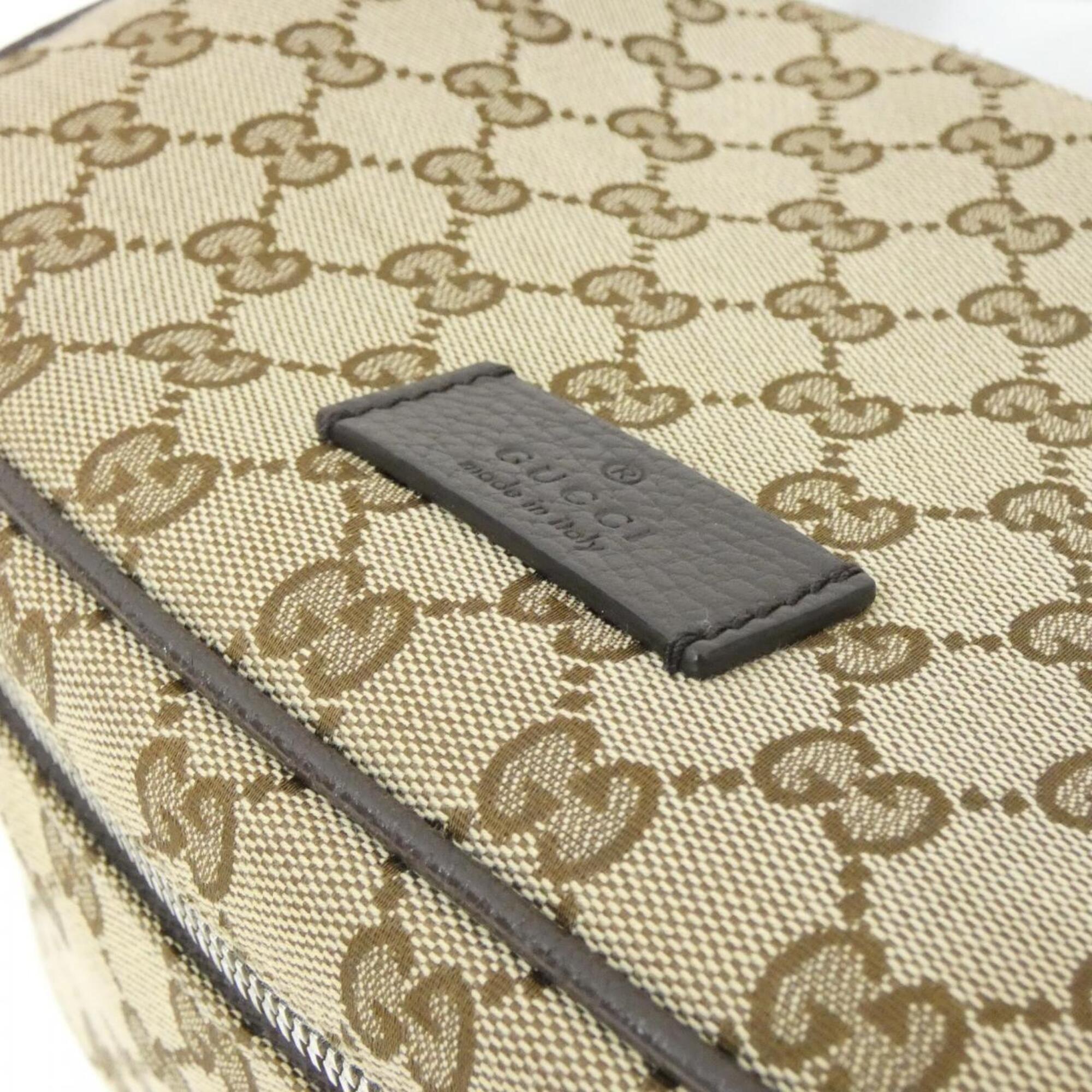 Gucci Beige Brown Gg Canvas Fanny Pack (Pre-Owned)