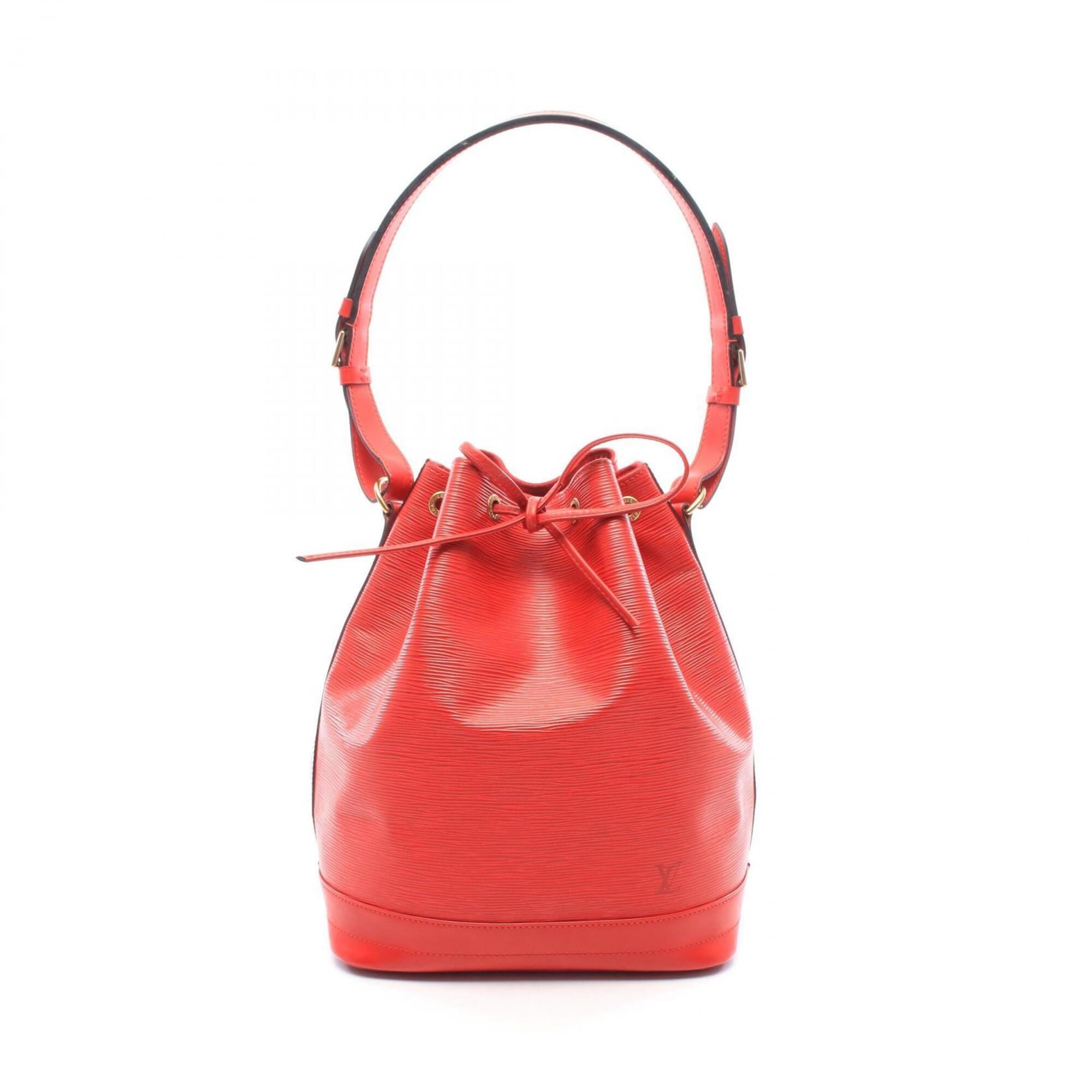 Louis Vuitton Castilian Red Red Color Leather Handbag Shoulder Bag (Pre-Owned)