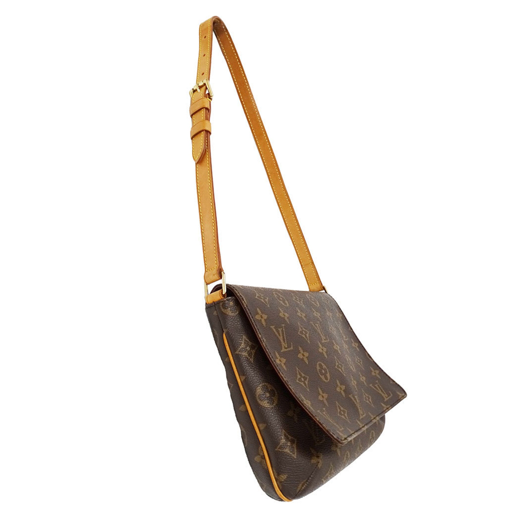Louis Vuitton Brown Galle Monogram Monogram Handbag Shoulder Bag (Pre-Owned)