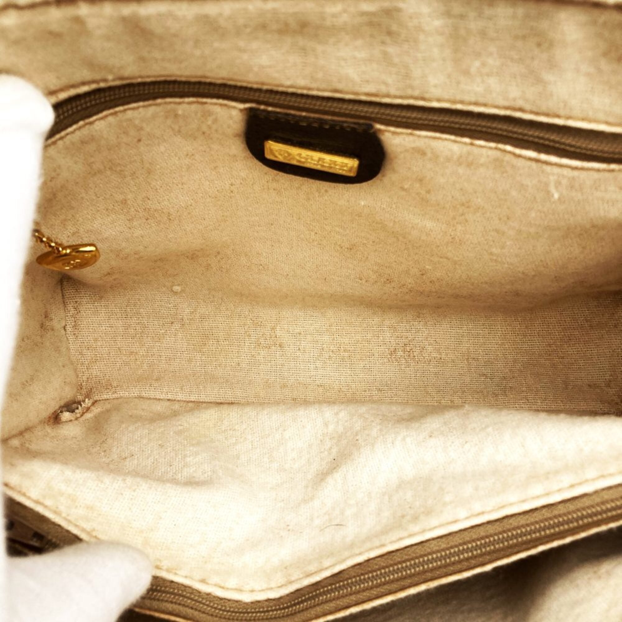 Gucci Brown Gg Supreme Canvas Handbag (Pre-Owned)
