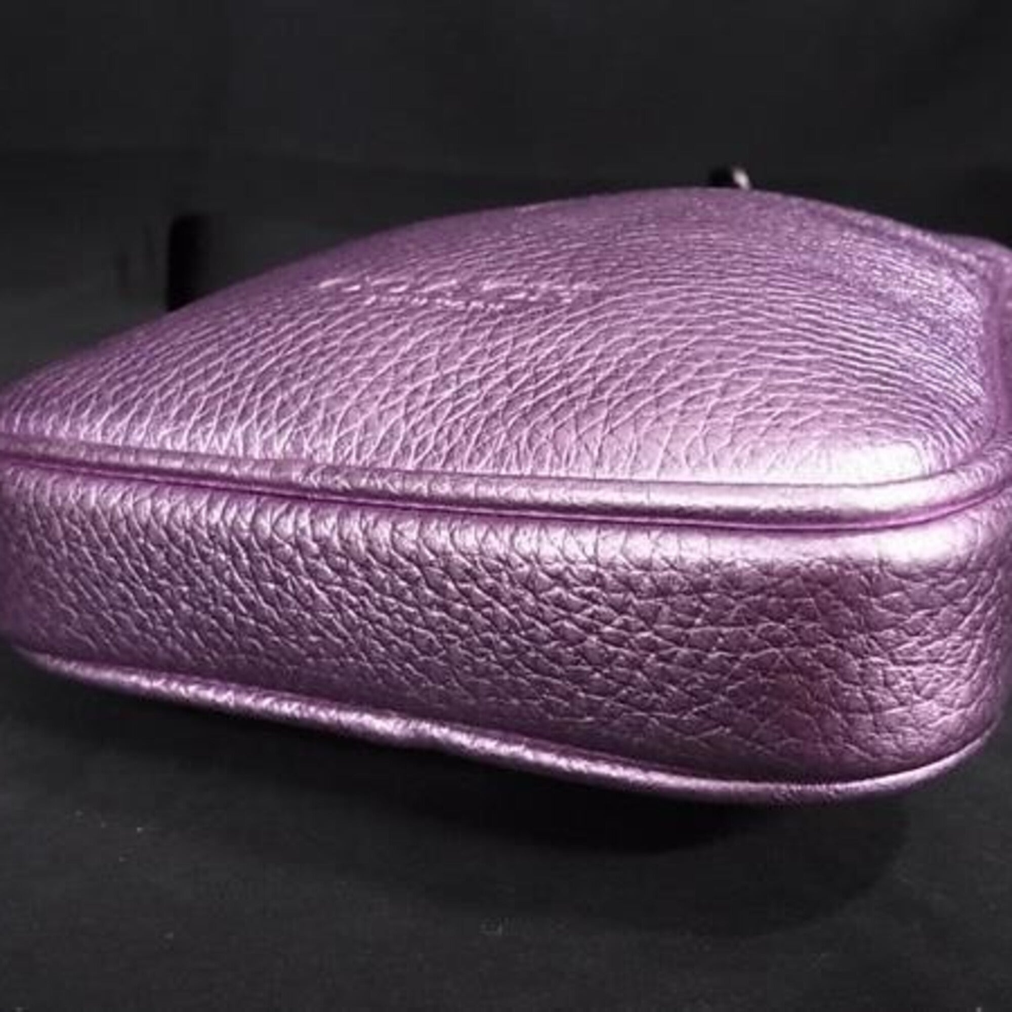 Coach Metallic Pink Leather Shoulder Bag (Pre-Owned)