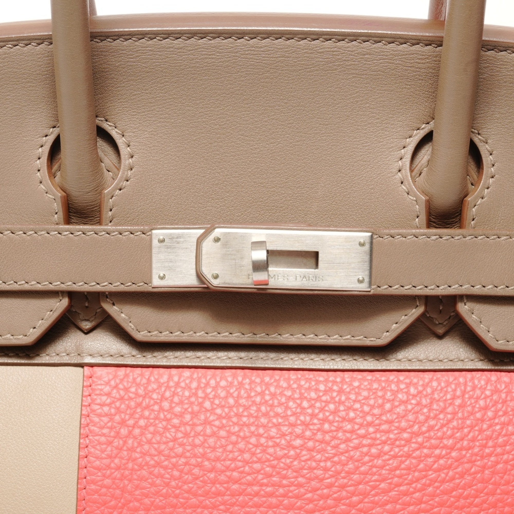 Hermes Pink Handbag (Pre-Owned)