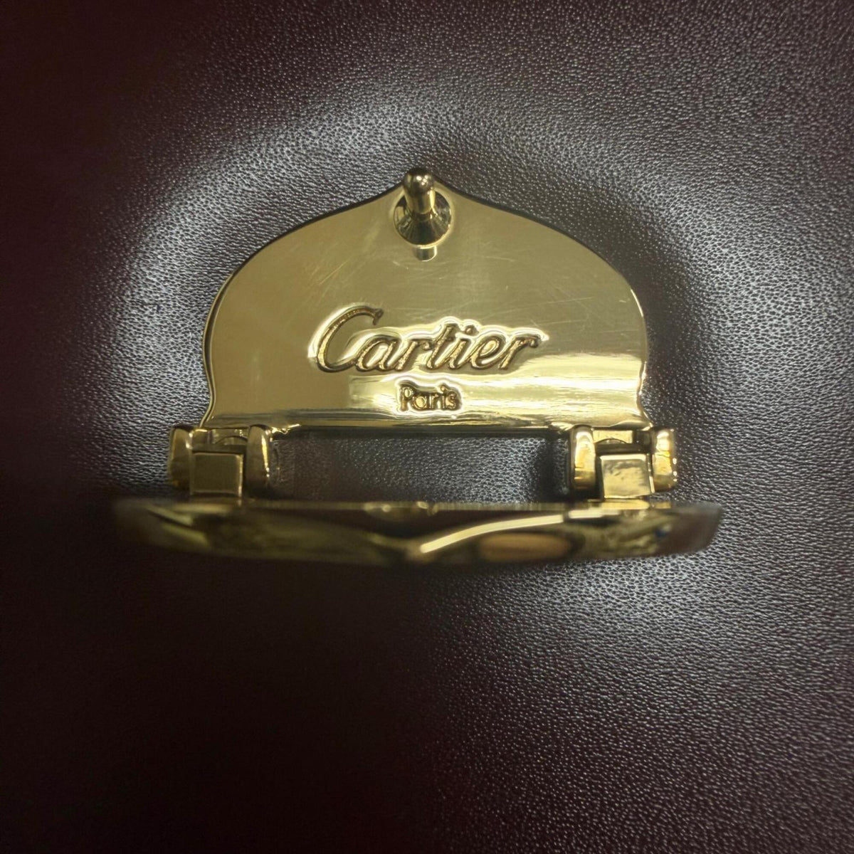 Cartier Bordeaux Leather Briefcase (Pre-Owned)