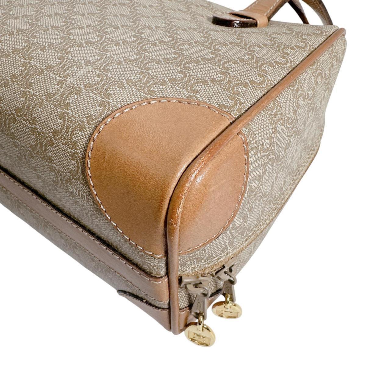 Celine Brown Pvc Handbag (Pre-Owned)