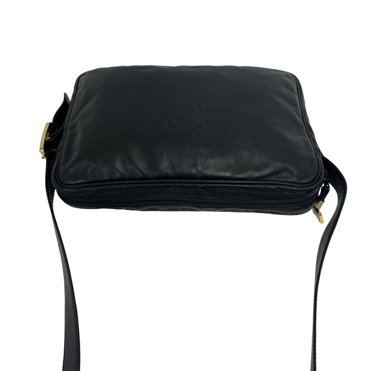 Loewe Black Leather Crossbody Bag Shoulder Bag (Pre-Owned)