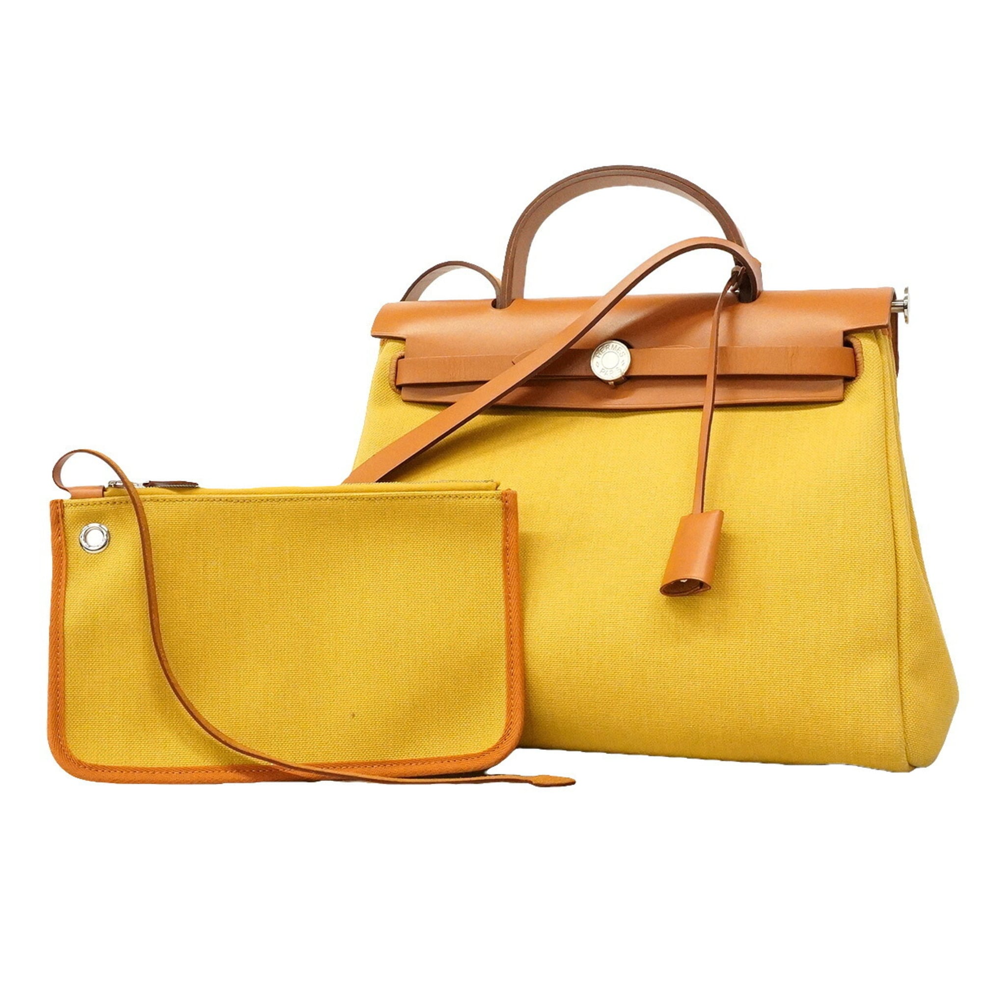 Hermes Natural Handbag (Pre-Owned)