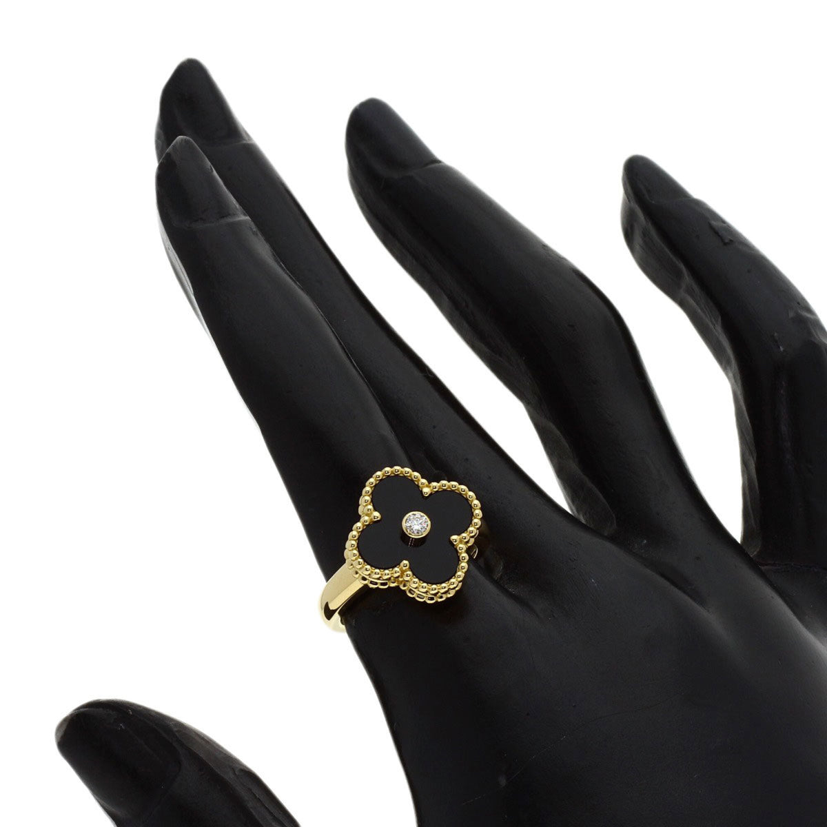 Van Cleef & Arpels Yellow Gold Yellow Gold (18K) Band Ring (Pre-Owned)