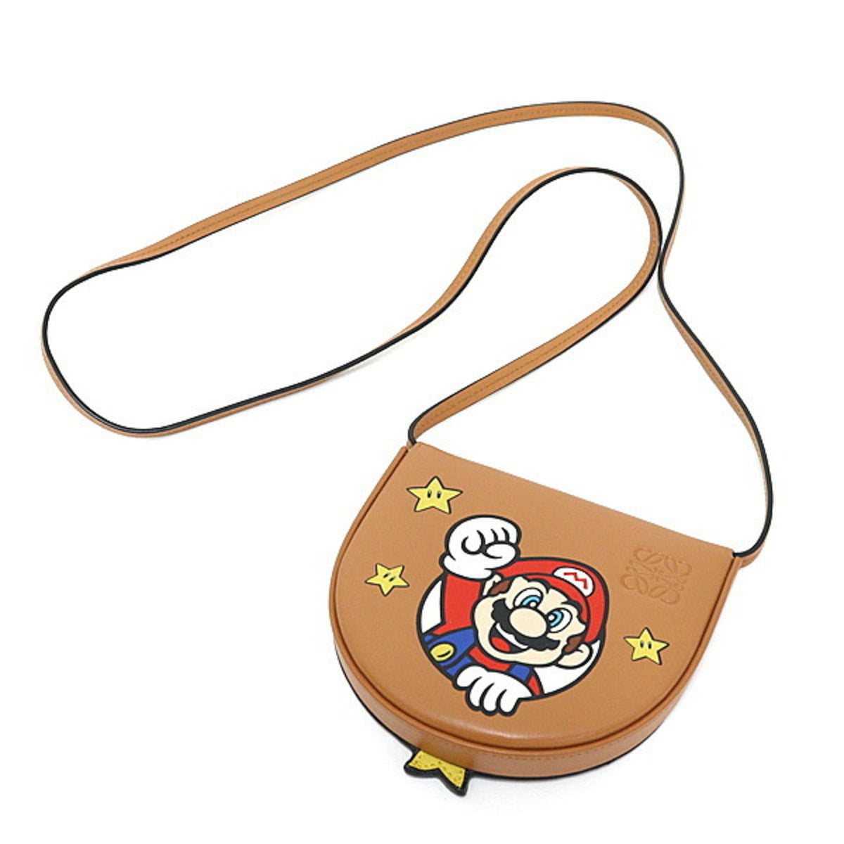 Loewe Brown Leather Pouch Shoulder Bag (Pre-Owned)