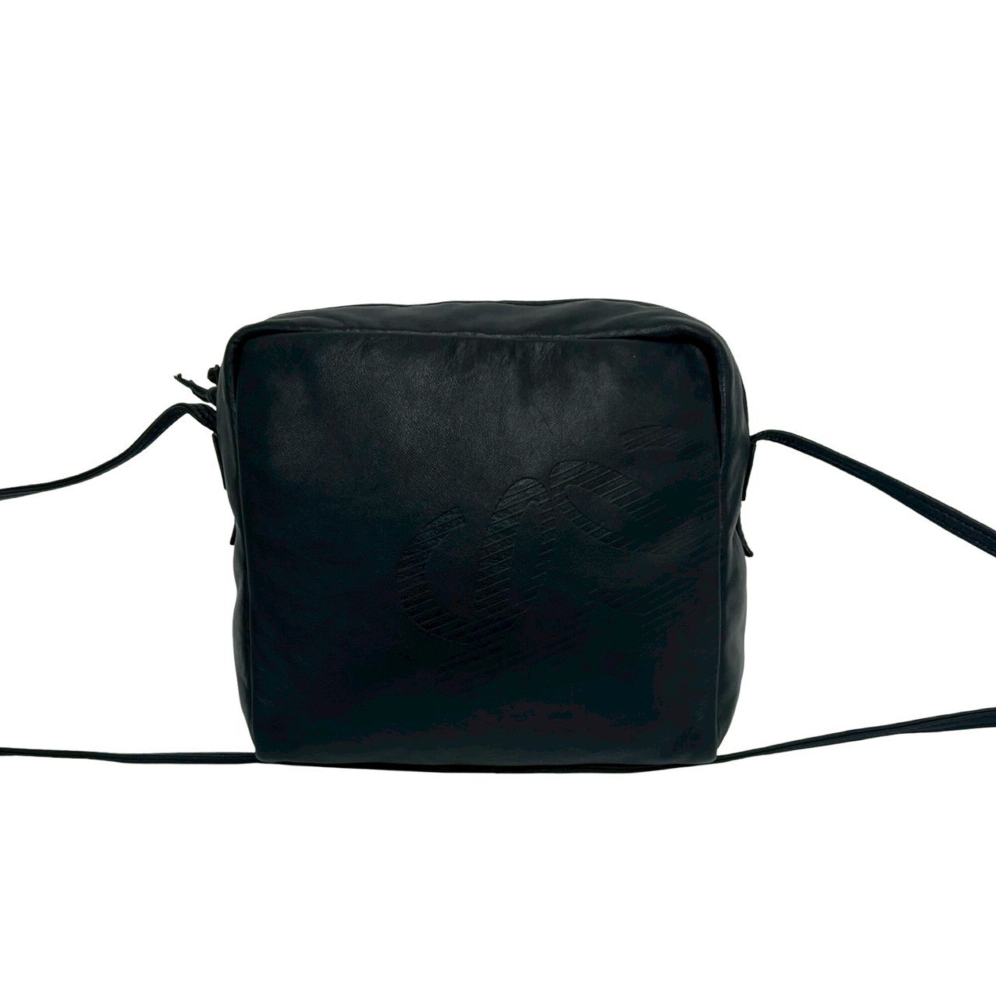 Loewe Black Leather Pochette Shoulder Bag (Pre-Owned)