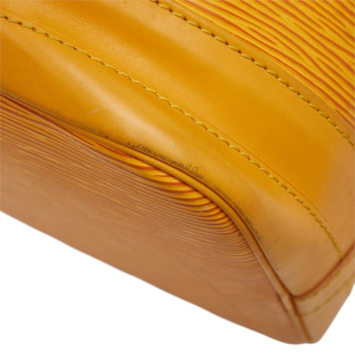 Louis Vuitton Epi Yellow Leather Shoulder Bag (Pre-Owned)