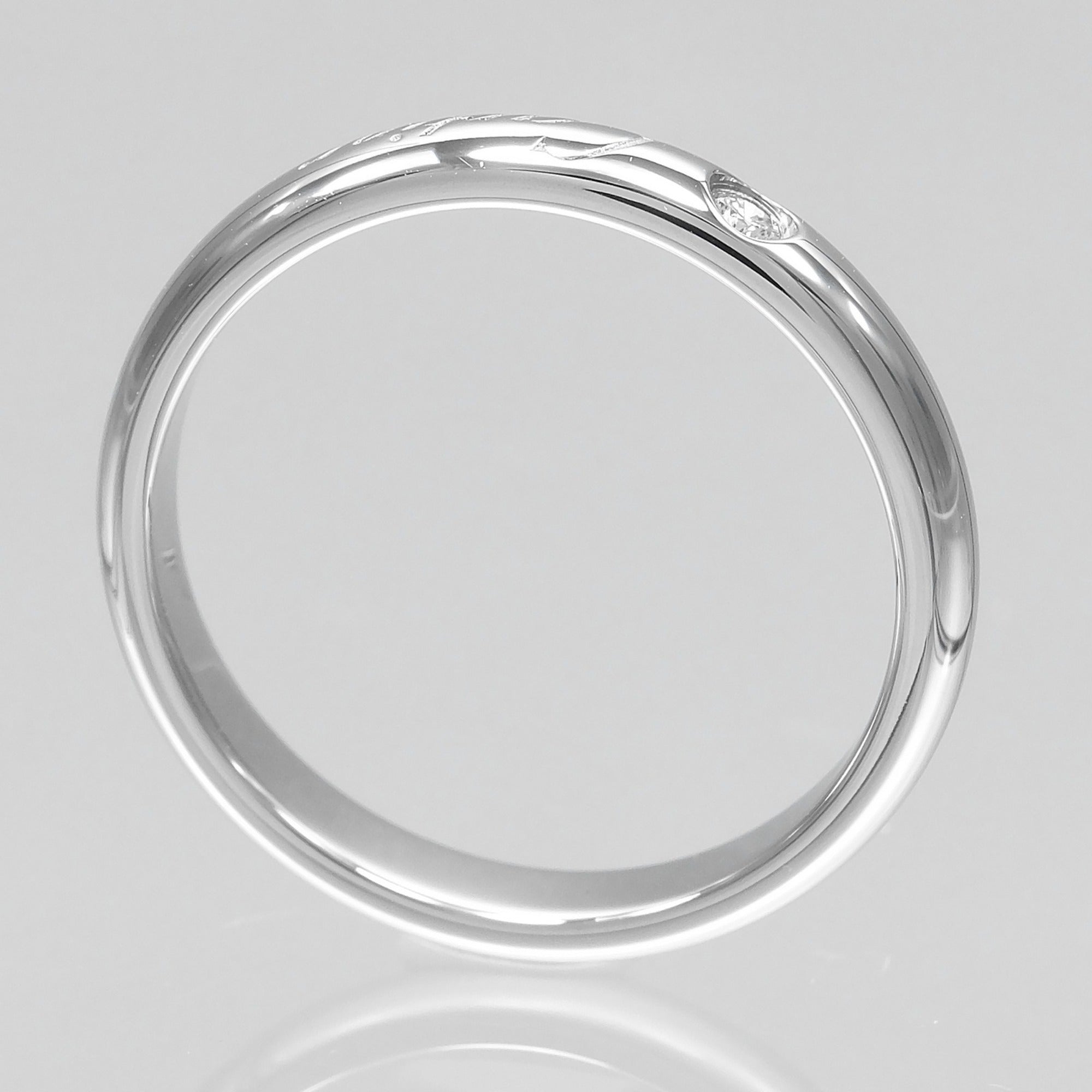 Cartier Platinum Platinum 950 Band Ring (Pre-Owned)
