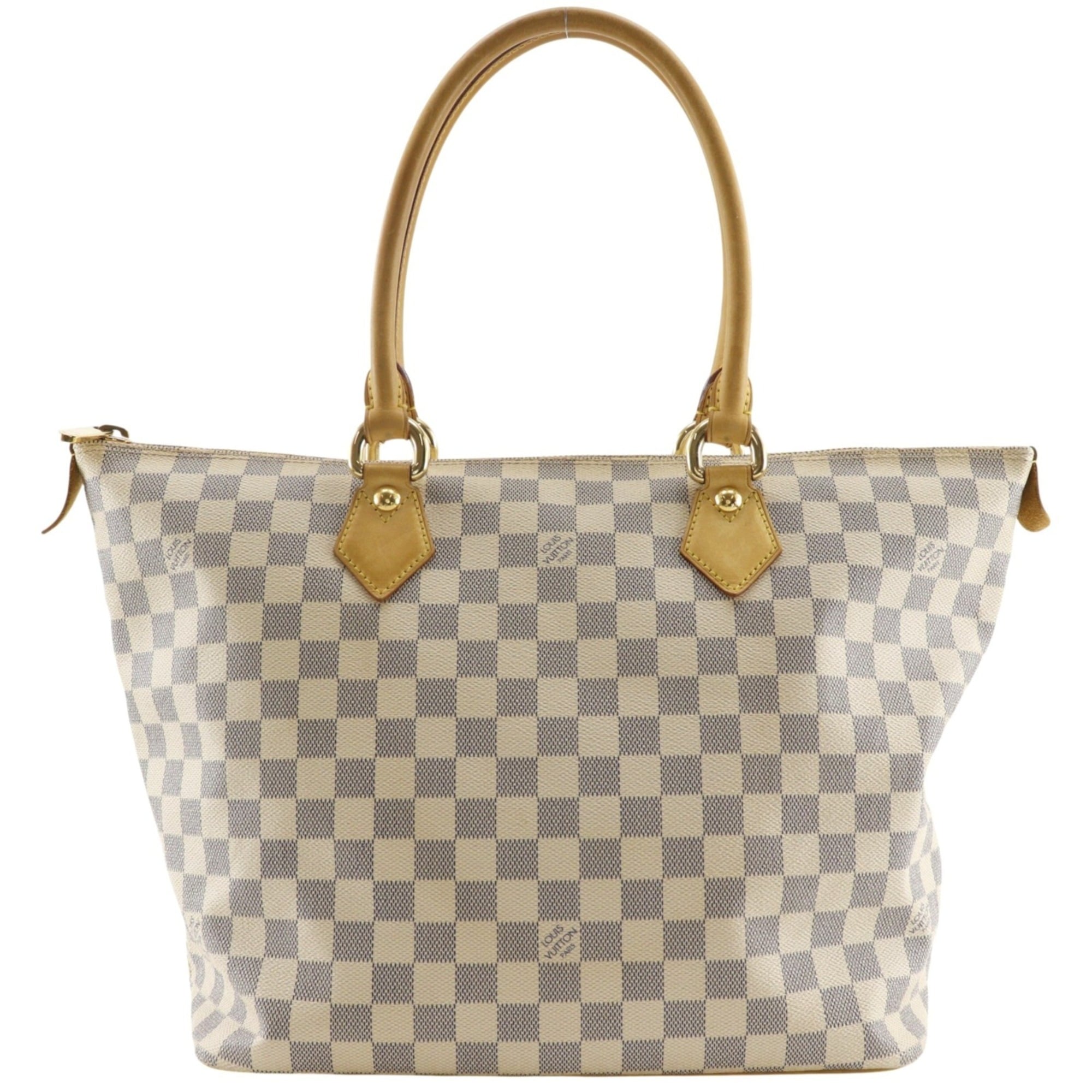 Louis Vuitton White Damier Azur Tote Bag (Pre-Owned)