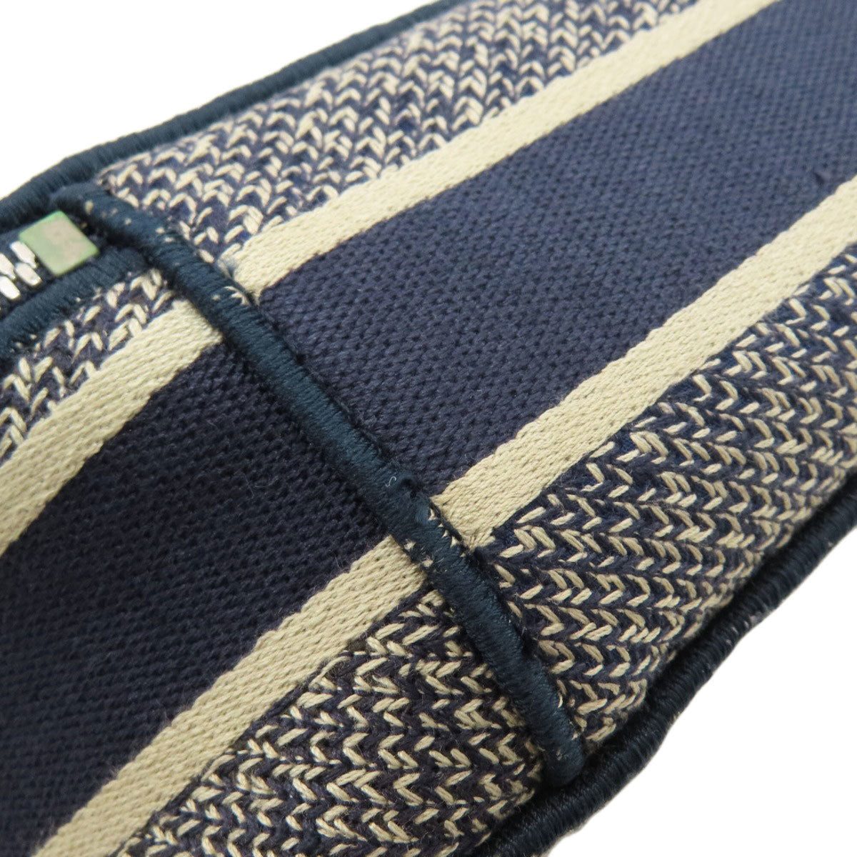 Christian Dior Navy Canvas Handbag (Pre-Owned)
