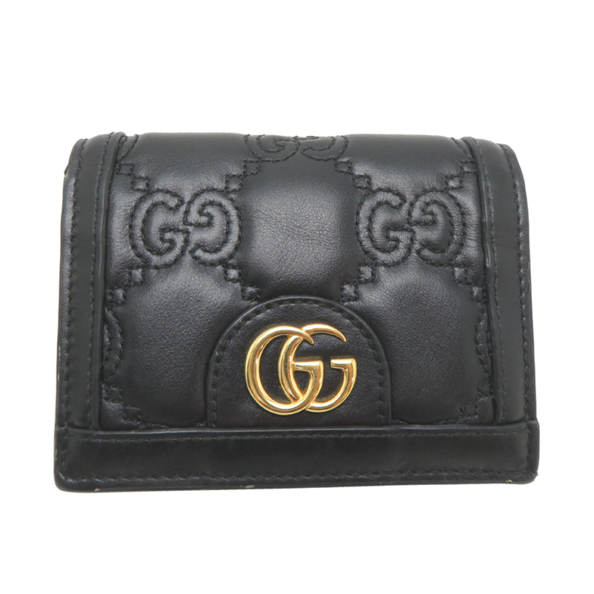 Gucci Black Leather Wallet (Bi-Fold) (Pre-Owned)