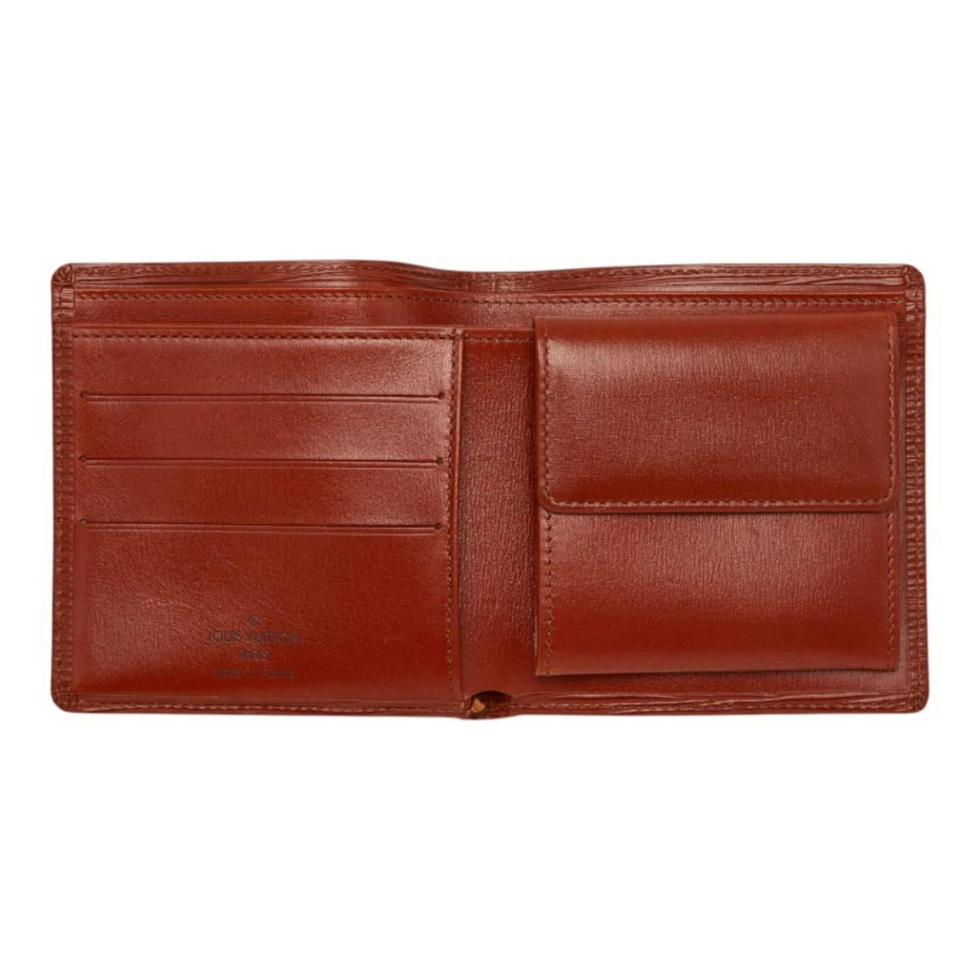 Louis Vuitton Epi Kenyan Brown Leather Wallet (Bi-Fold) (Pre-Owned)