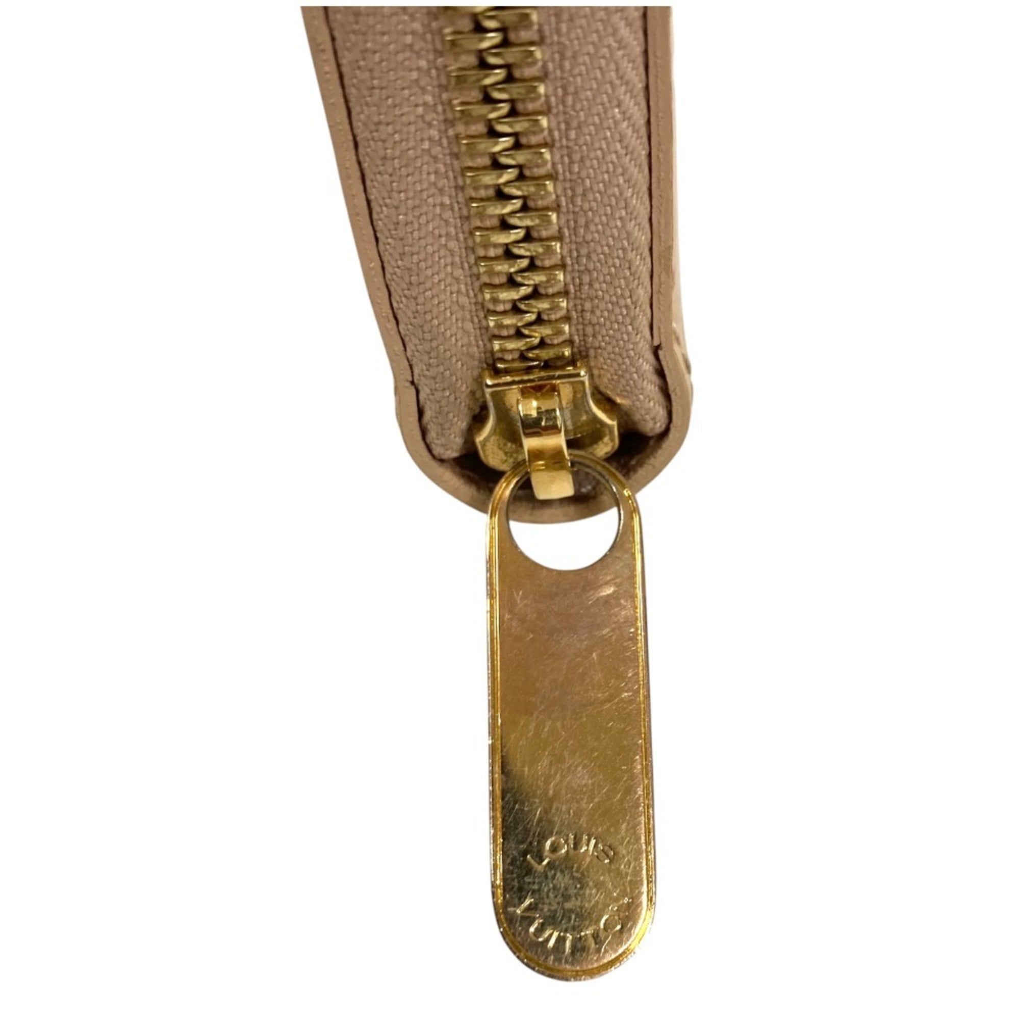 Louis Vuitton Beige Monogram Vernis Wallet (Bi-Fold) (Pre-Owned)