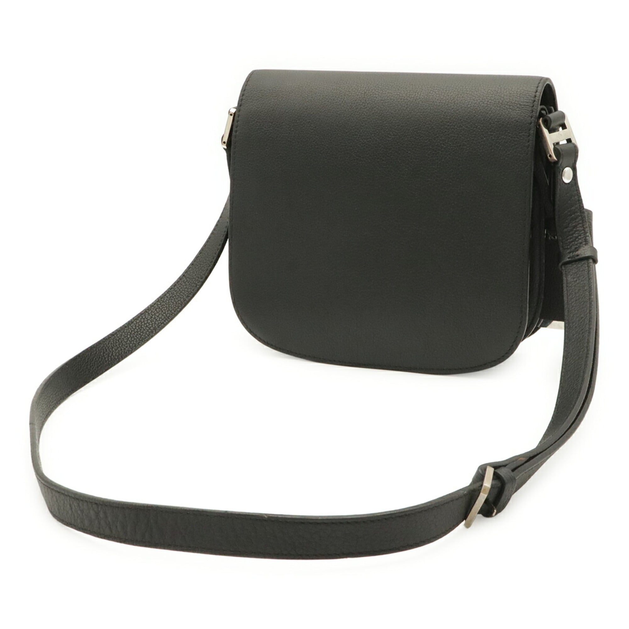 Mcm Black Leather Pochette Shoulder Bag (Pre-Owned)