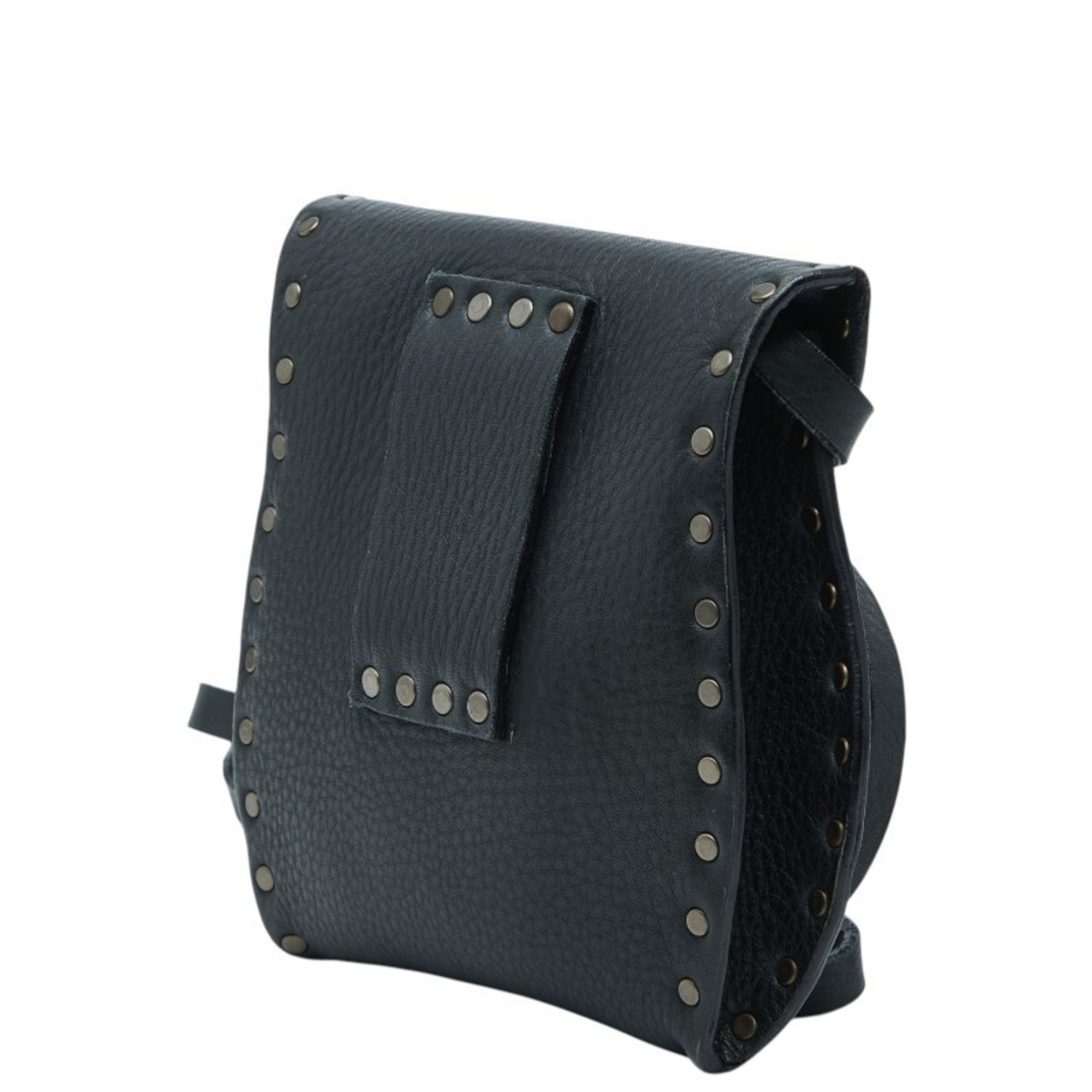 Celine Black Leather Pochette Shoulder Bag (Pre-Owned)