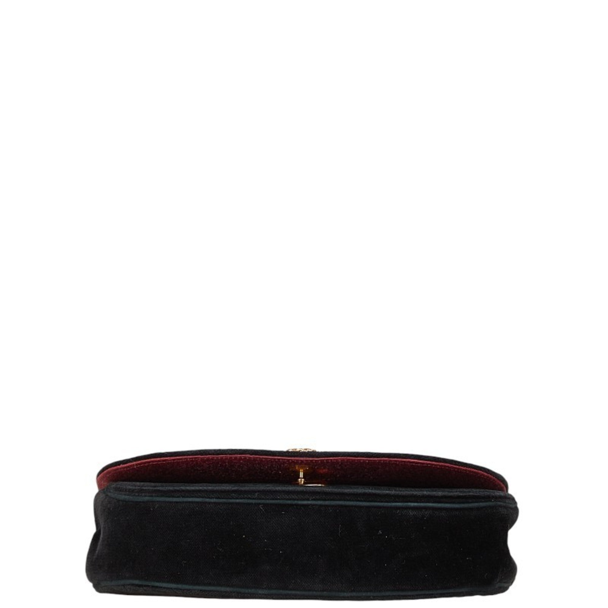 Chanel Black Suede Shoulder Bag (Pre-Owned)