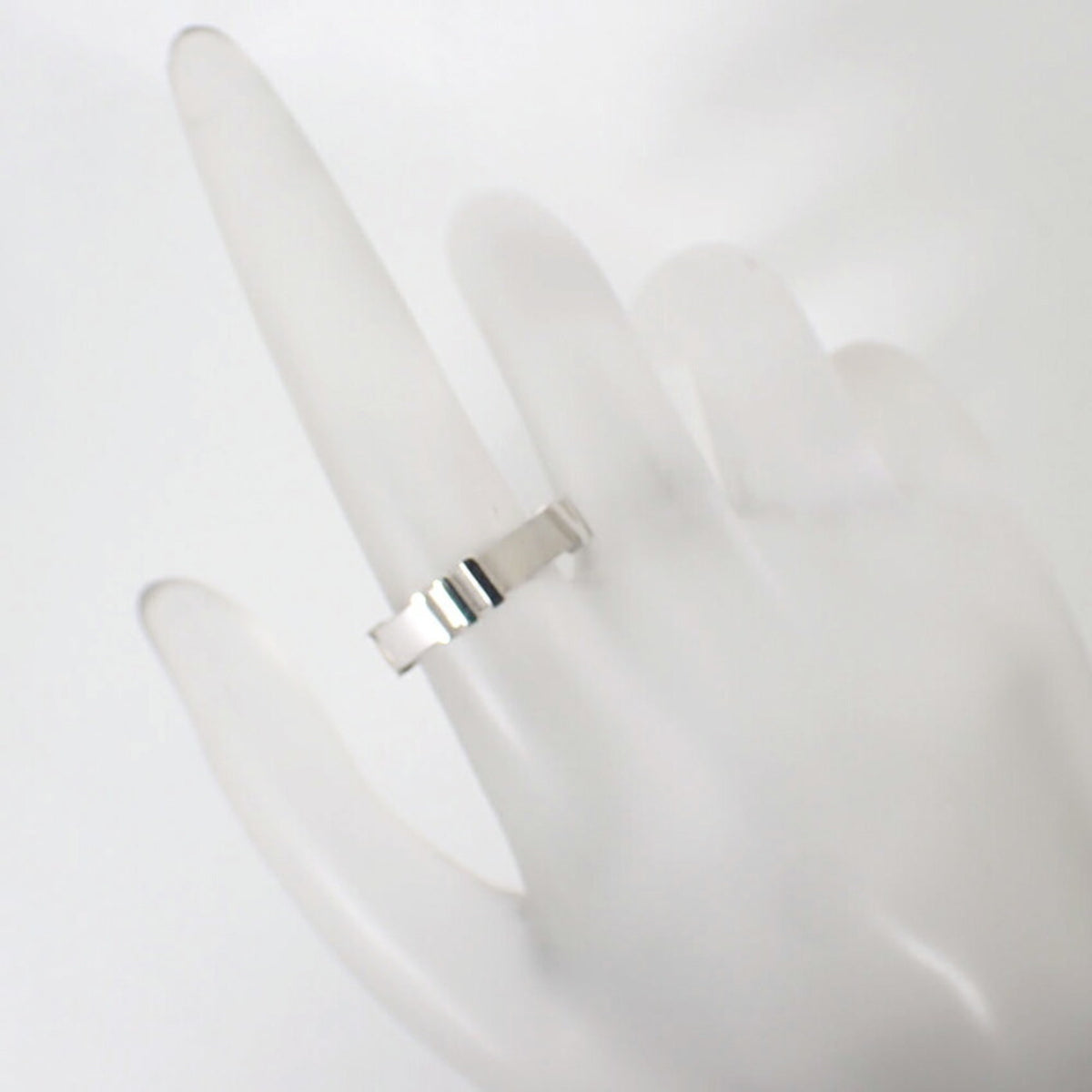 Tiffany Sterling Silver 925 Band Ring (Pre-Owned)