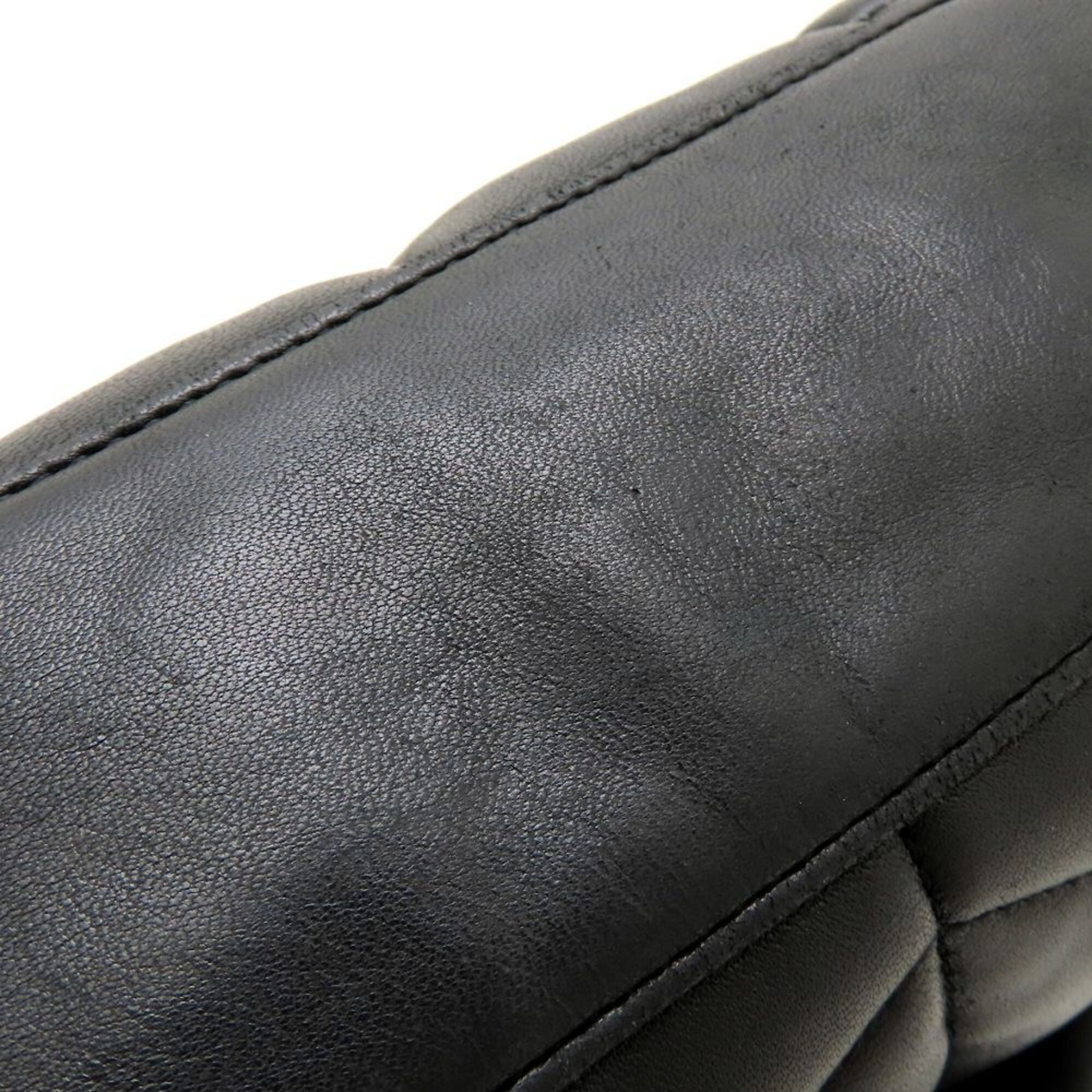 Yves Saint Laurent Black Leather Shoulder Bag (Pre-Owned)