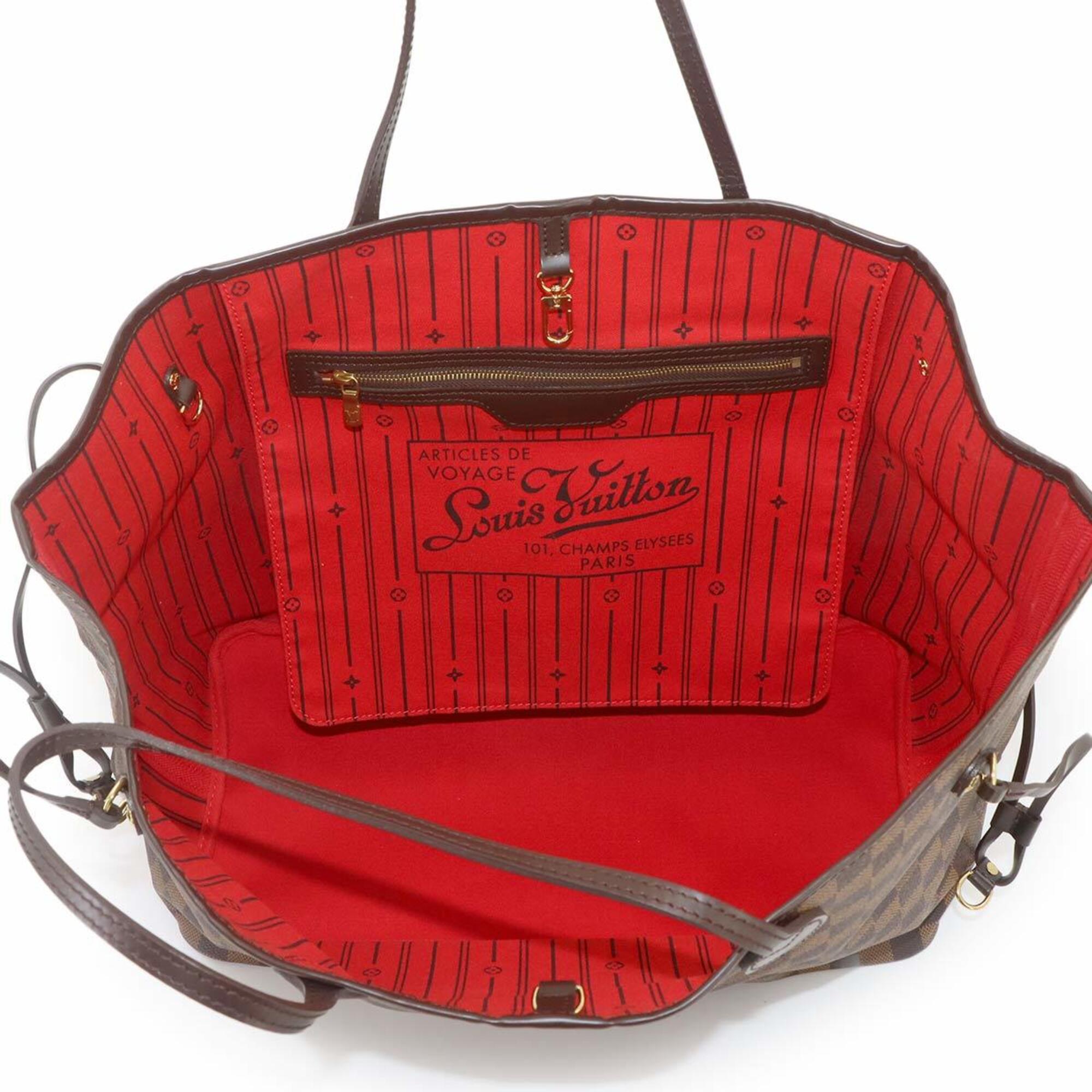 Louis Vuitton Cerise Damier Canvas Ebene Damier Canvas Handbag Tote Bag (Pre-Owned)