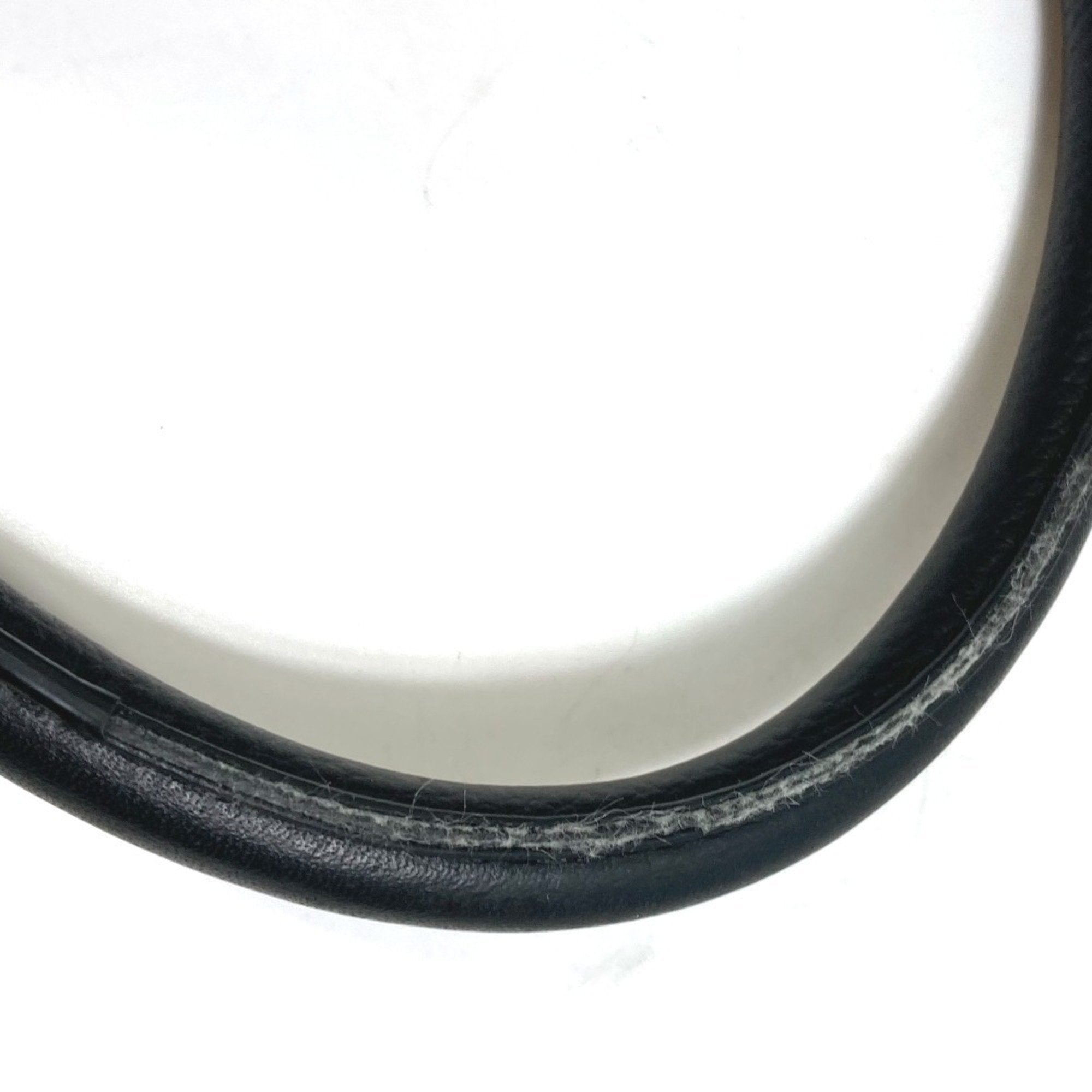 Dior Homme Black Leather Handbag Shoulder Bag (Pre-Owned)