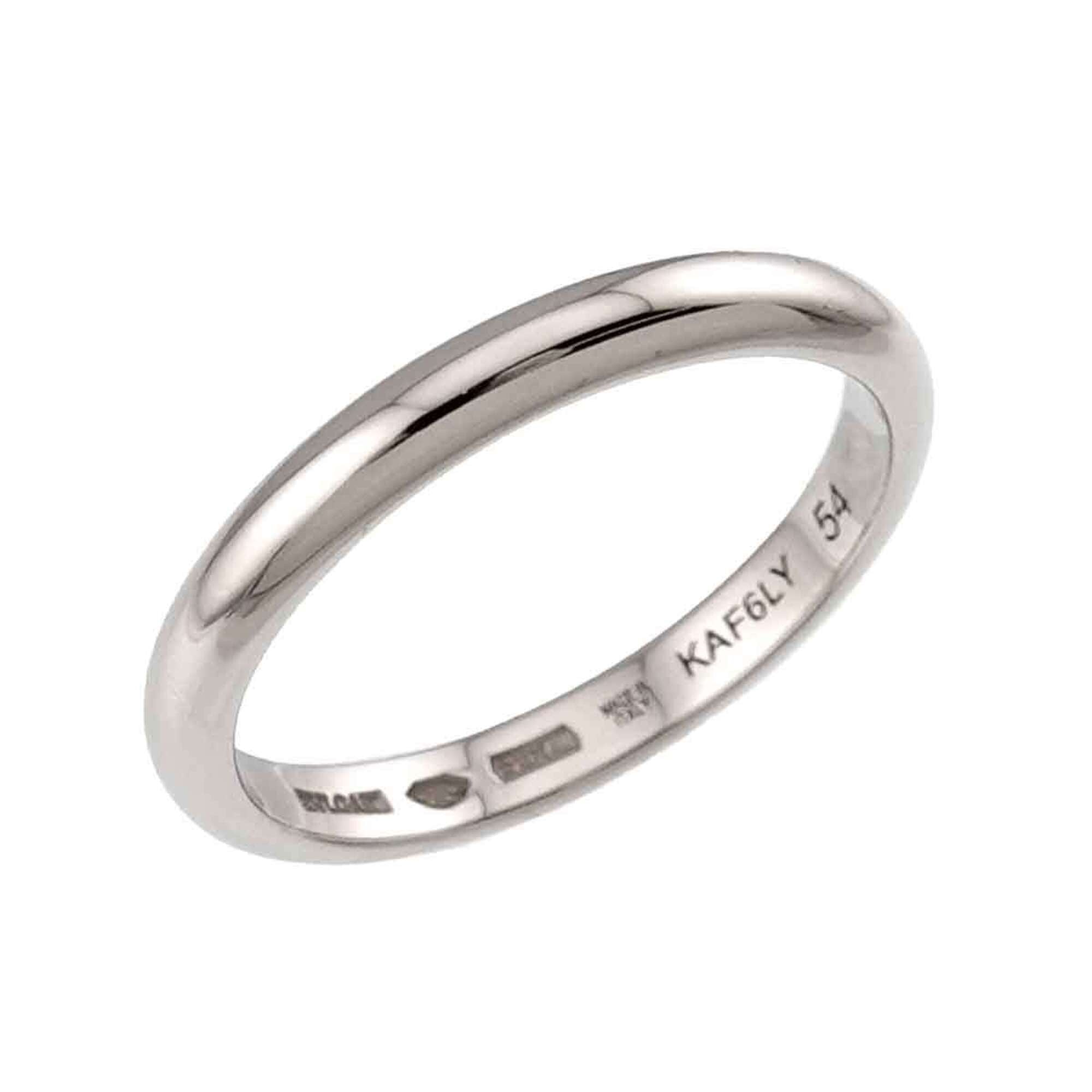 Bvlgari Platinum 950 Band Ring (Pre-Owned)