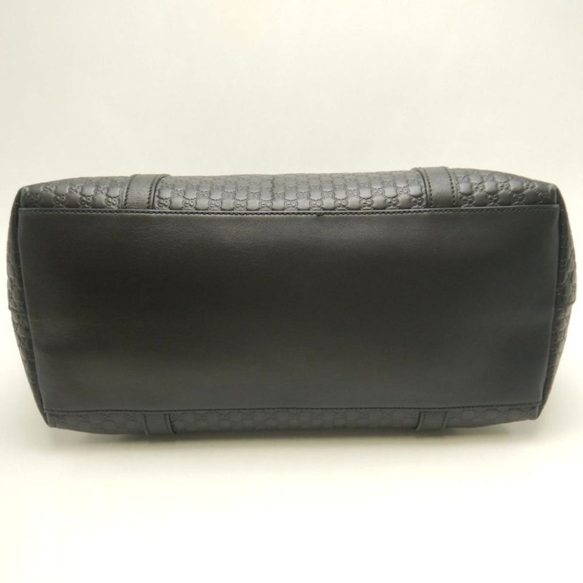 Gucci Microguccissima Black Leather Tote Bag (Pre-Owned)