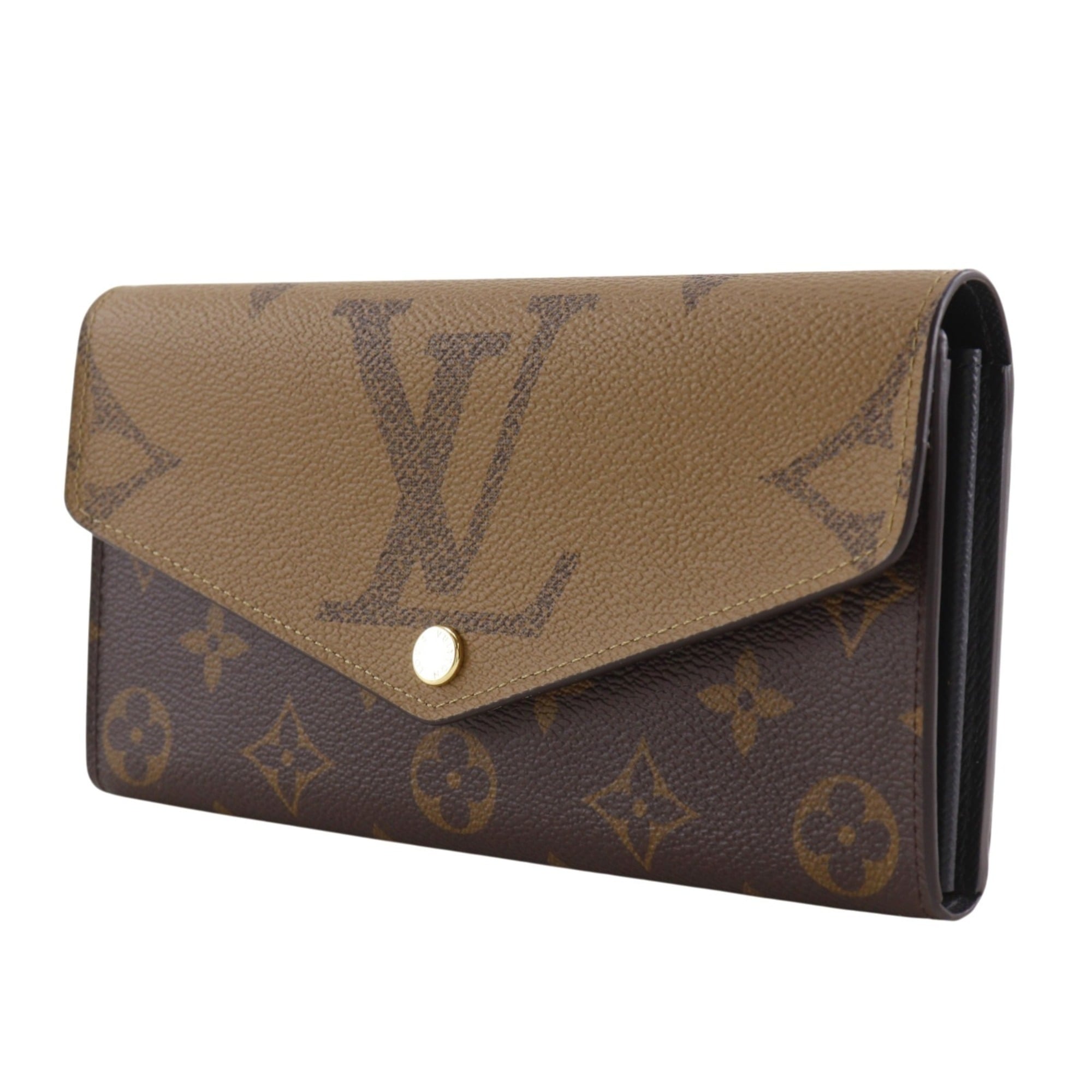 Louis Vuitton Brown Monogram Monogram Long Wallet (Bi-Fold) (Pre-Owned)