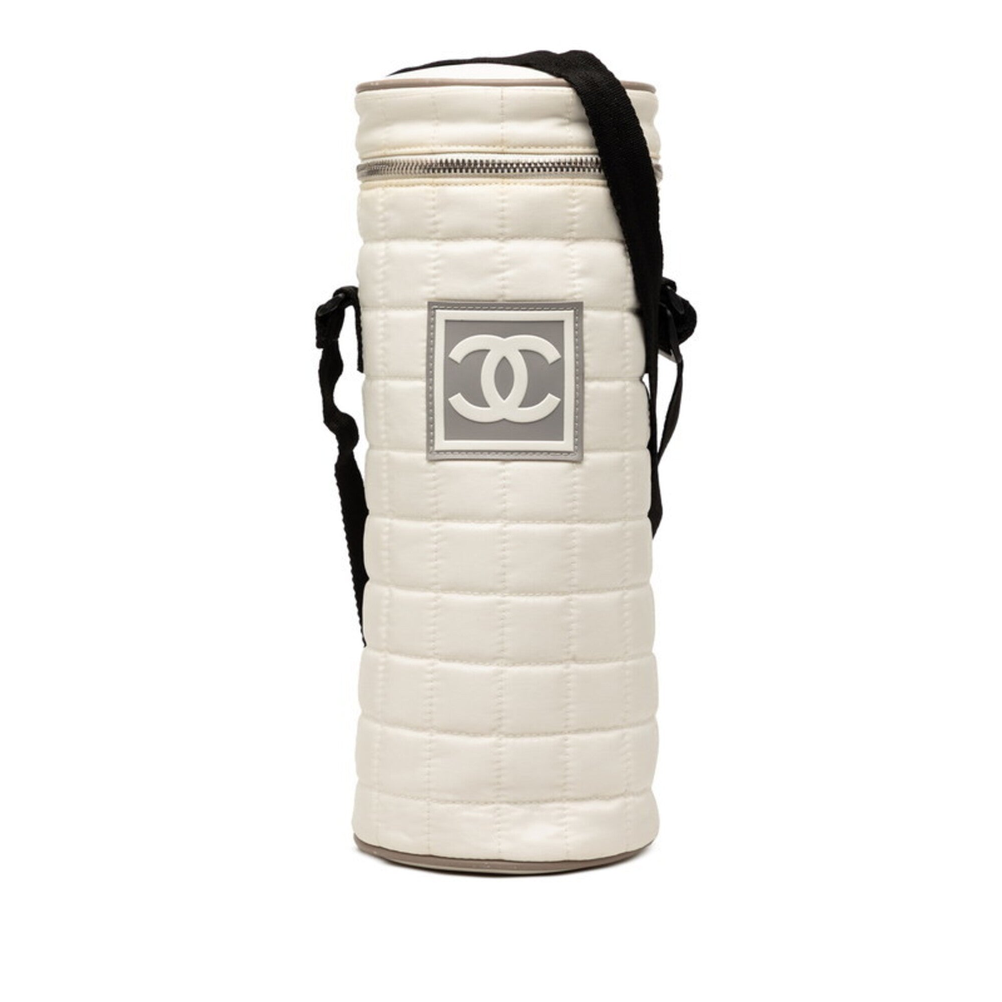 Chanel Sport White Nylon Shoulder Bag Sports Bag (Pre-Owned)