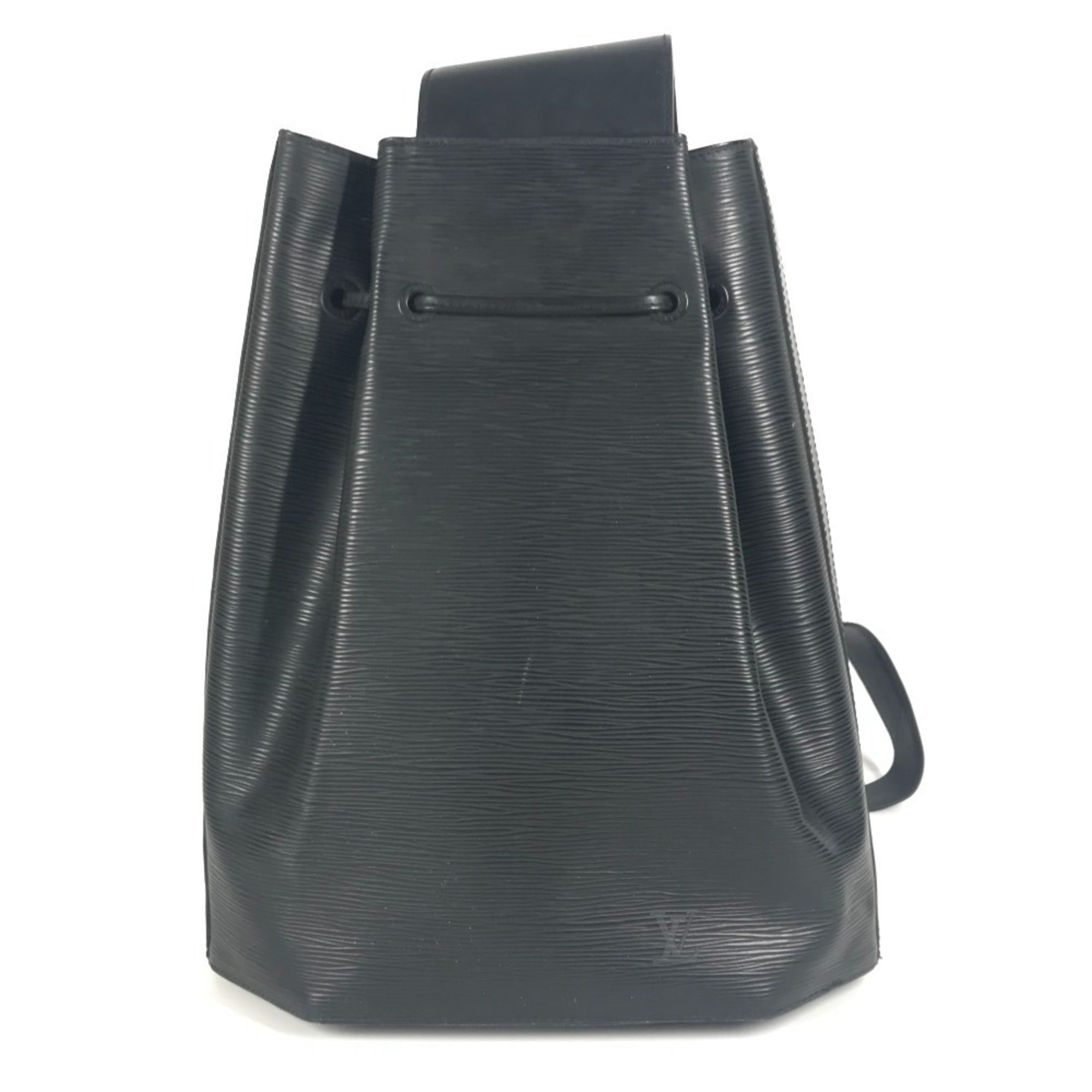 Louis Vuitton Black Noir Epi Leather Shoulder Bag (Pre-Owned)