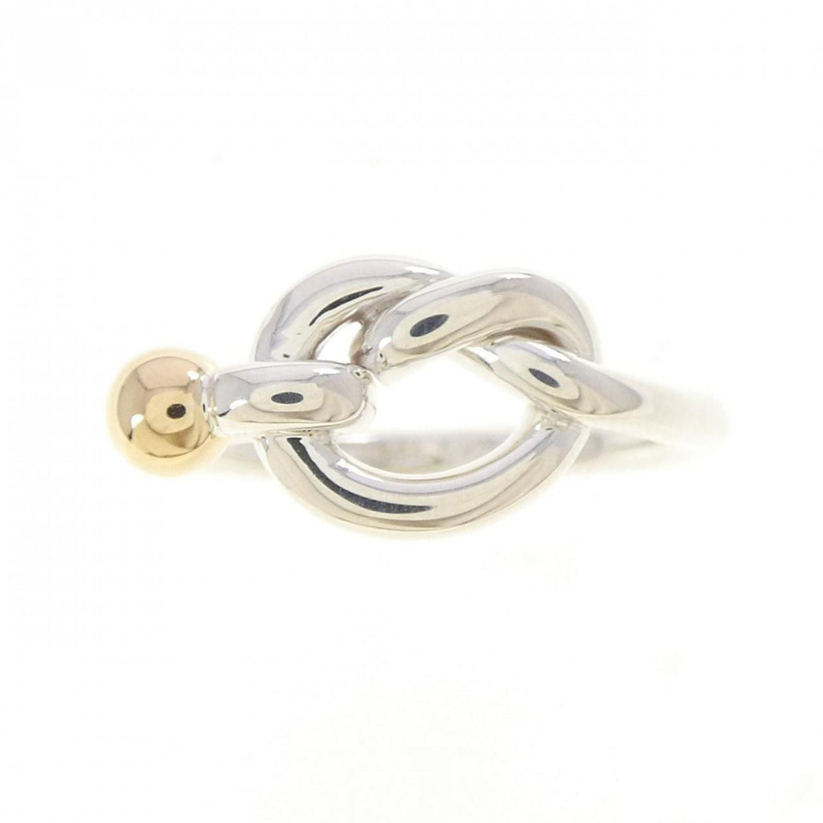Tiffany Yellow Gold (18K) Silver 925 Band Ring (Pre-Owned)