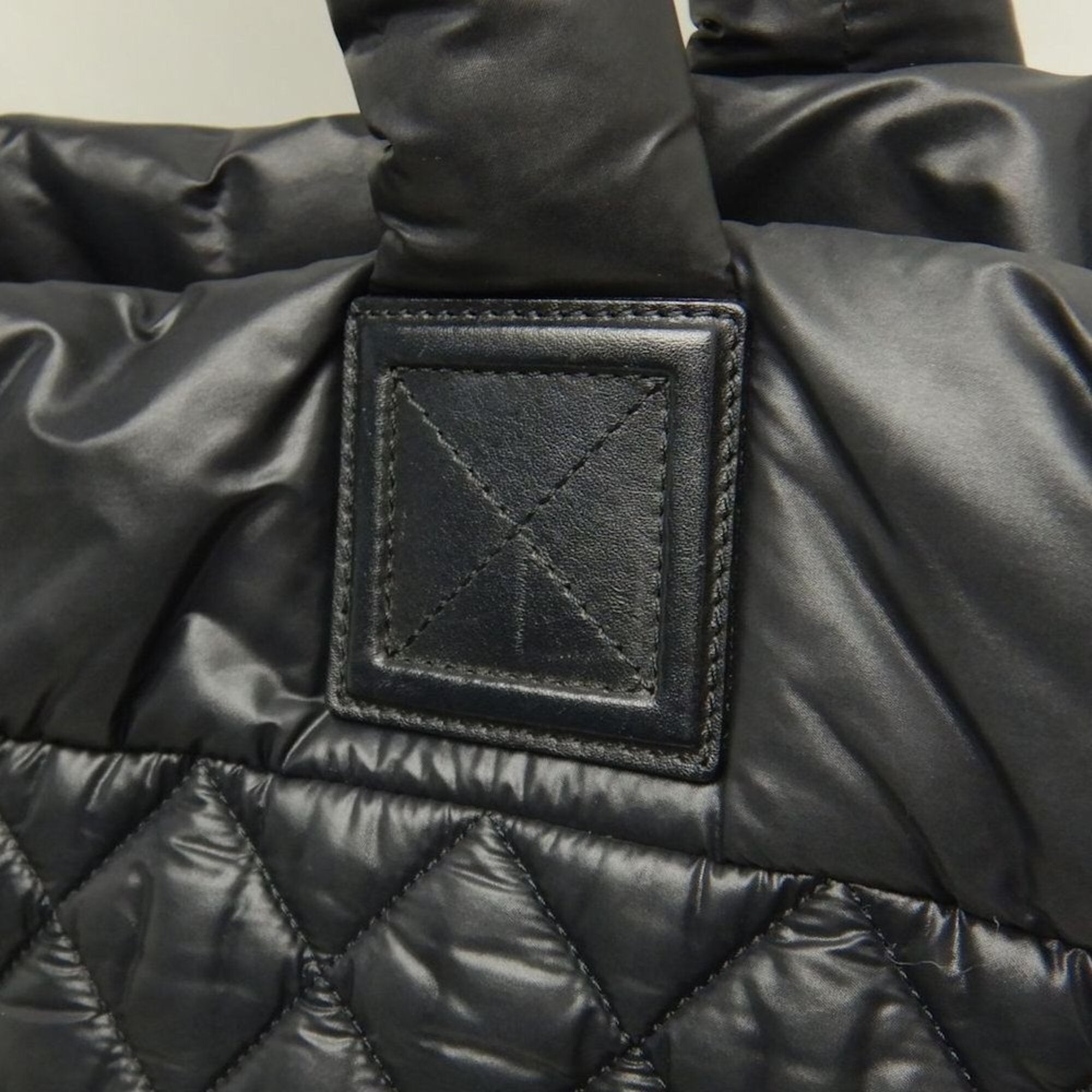 Chanel Coco Cocoon Black Nylon Tote Bag (Pre-Owned)