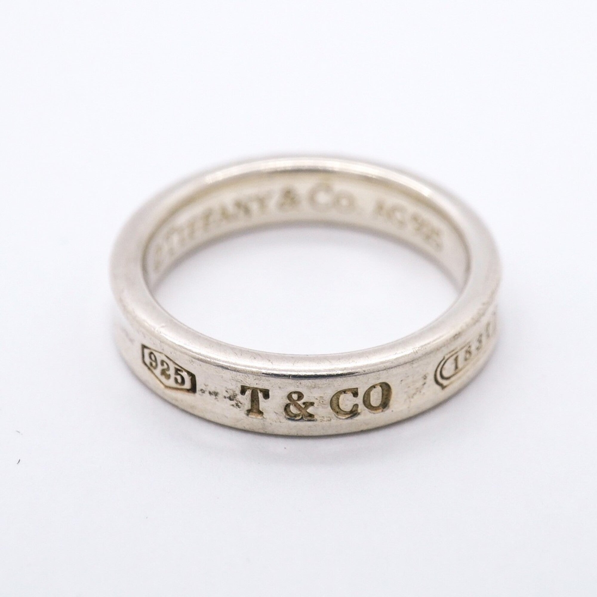 Tiffany Silver 925 Band Ring (Pre-Owned)