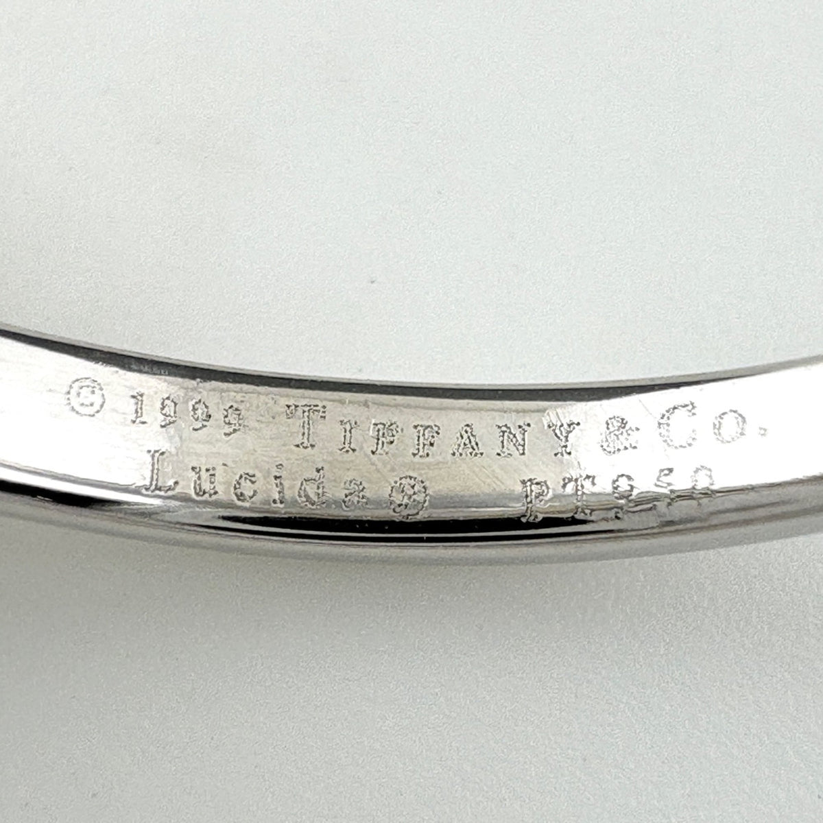 Tiffany Platinum 950 Band Ring (Pre-Owned)