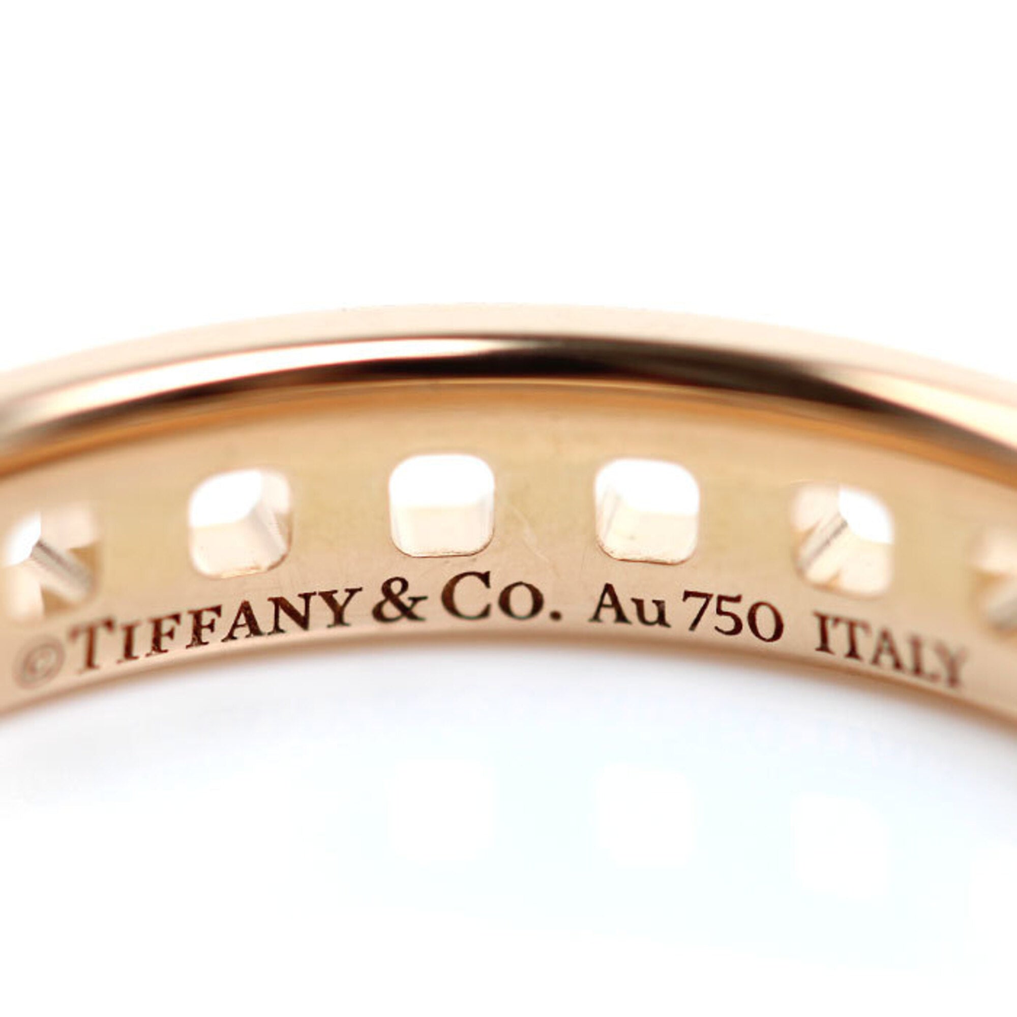 Tiffany Pink Gold (18K) Band Ring (Pre-Owned)