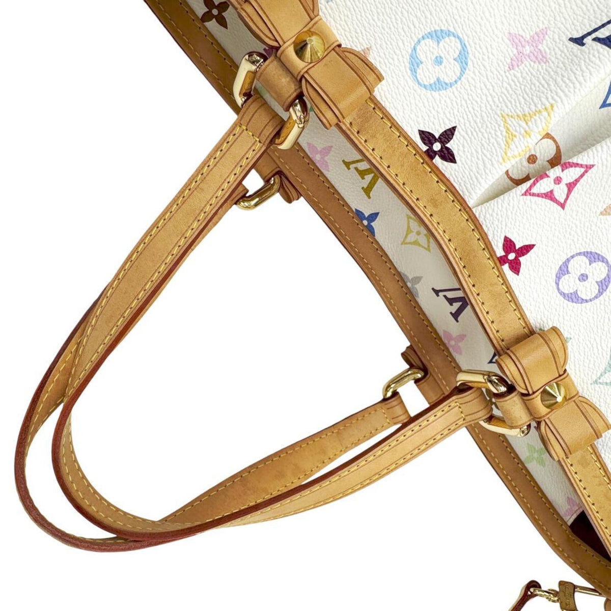 Louis Vuitton Blanc Monogram Multicolore Shoulder Bag (Pre-Owned)