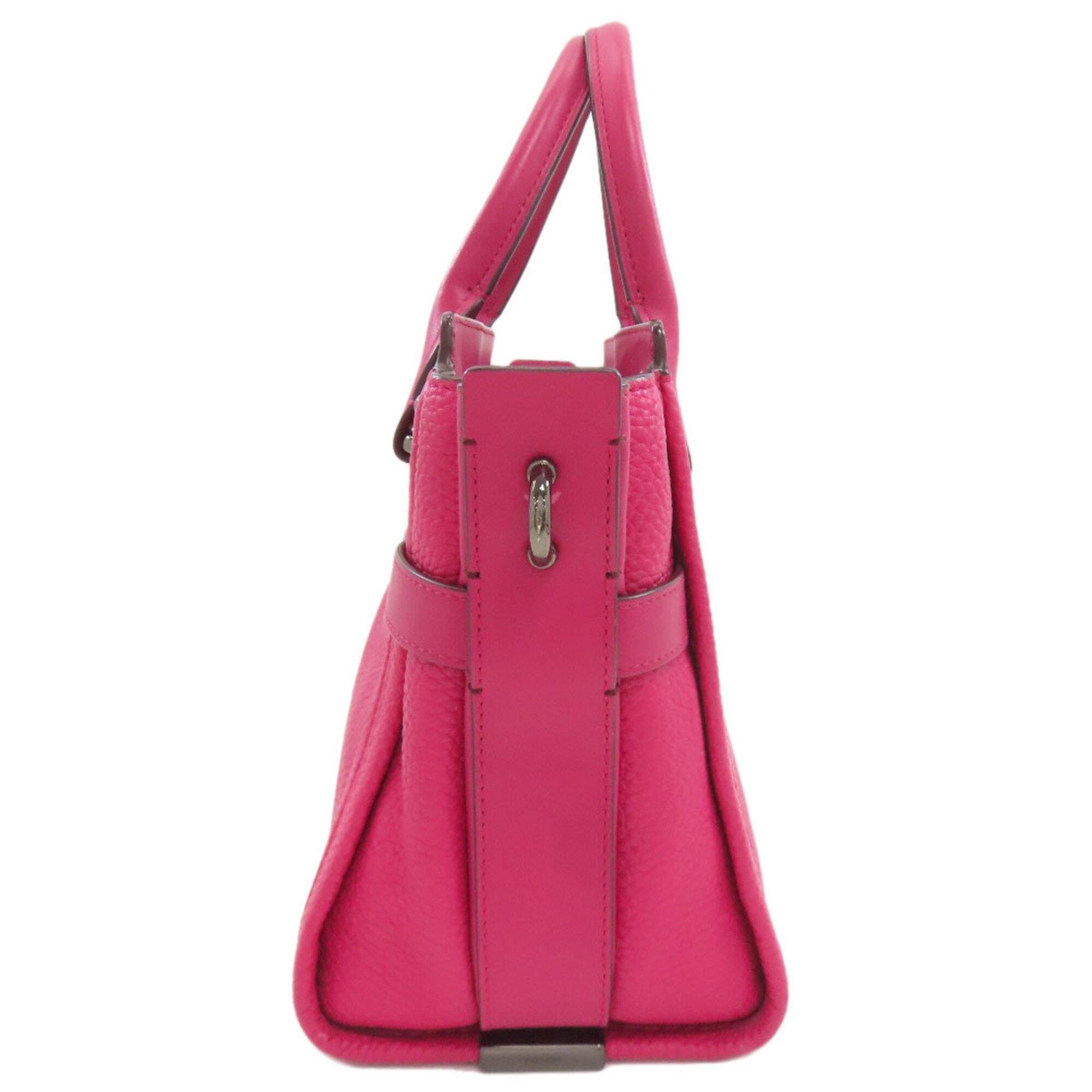 Coach Pink Leather Handbag (Pre-Owned)
