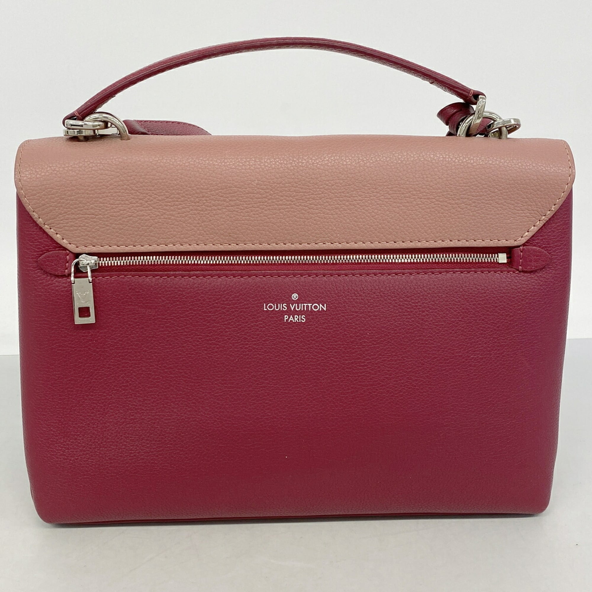 Louis Vuitton Bordeaux Cream Rose Handbag (Pre-Owned)