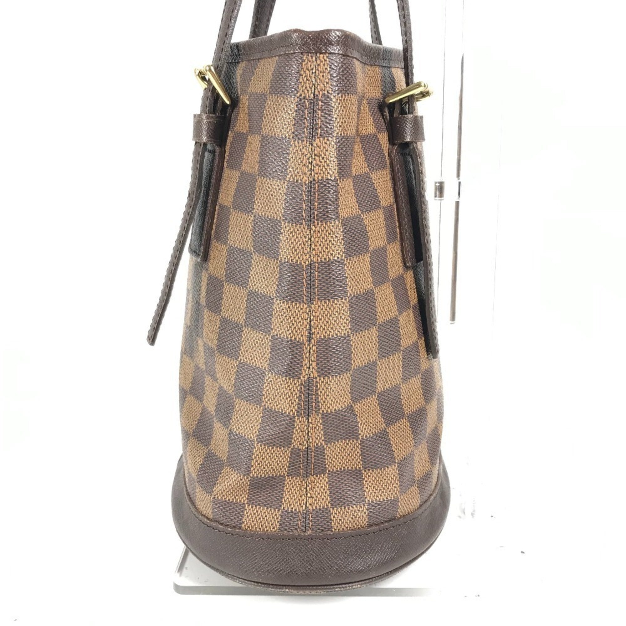 Louis Vuitton Brown Damier Canvas Ebene Damier Canvas Pouch Shoulder Bag Tote Bag (Pre-Owned)