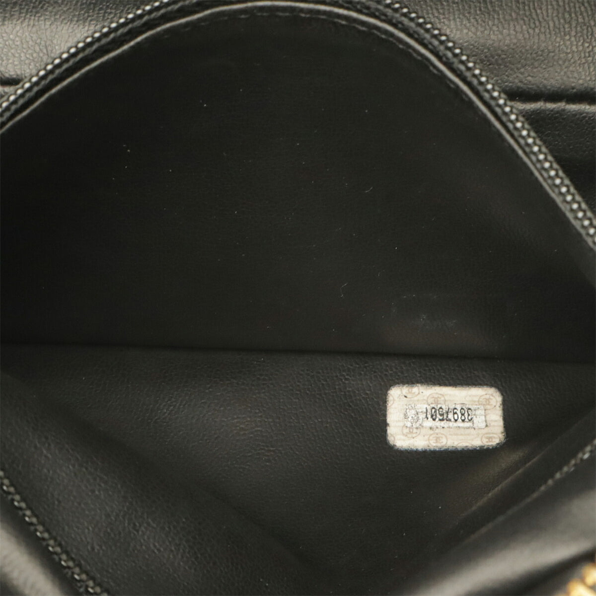Chanel Black Patent Leather Clutch Bag Pouch (Pre-Owned)