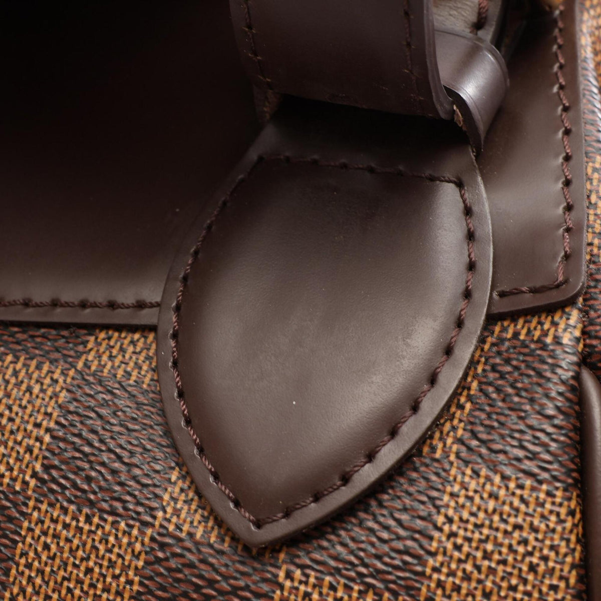 Louis Vuitton Brown Damier Canvas Coated Canvas Leather Damier Canvas Leather Handbag Shoulder Bag (Pre-Owned)