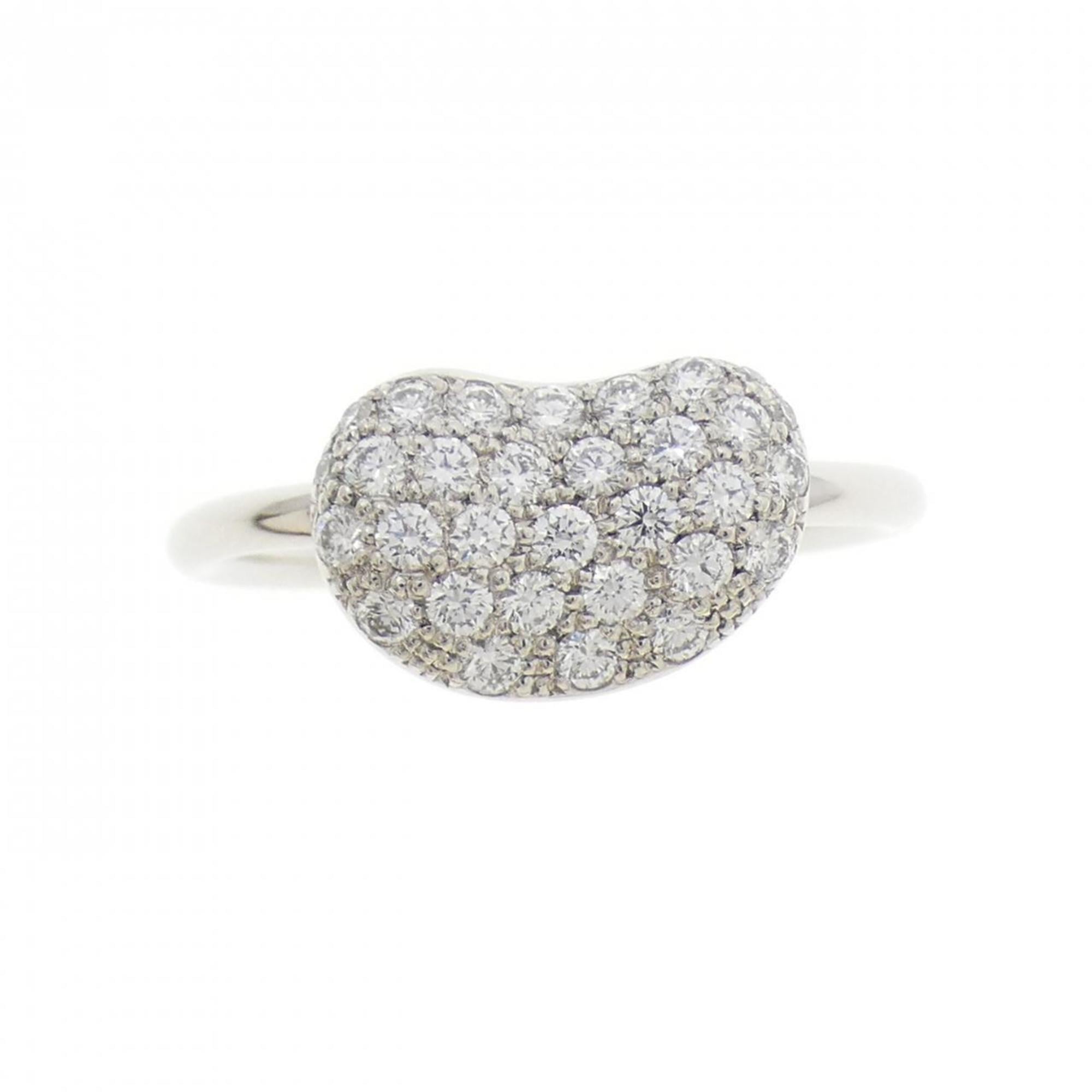 Tiffany Bean Platinum 950 Band Ring (Pre-Owned)